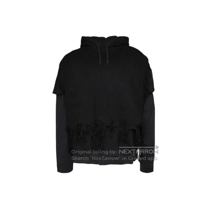 Givenchy Givenchy SS23 Solid Hole Men's Hoodie. Size US L / EU 52-54 / 3 - 1 Thumbnail