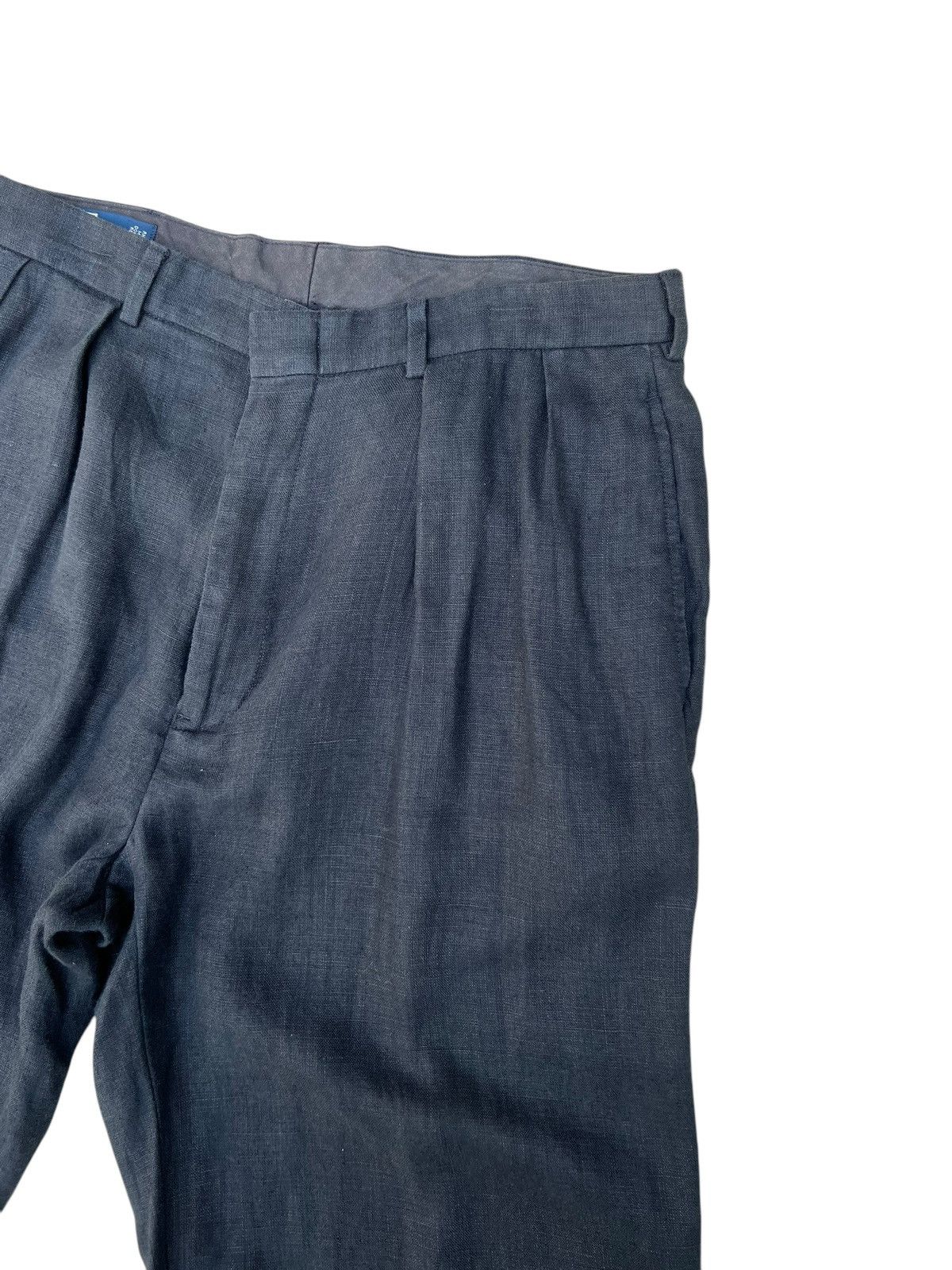 Polo Ralph Lauren Vintage 90s Polo Ralph Lauren 100% Linen Trouser Pant Size US 34 / EU 50 - 9 Thumbnail