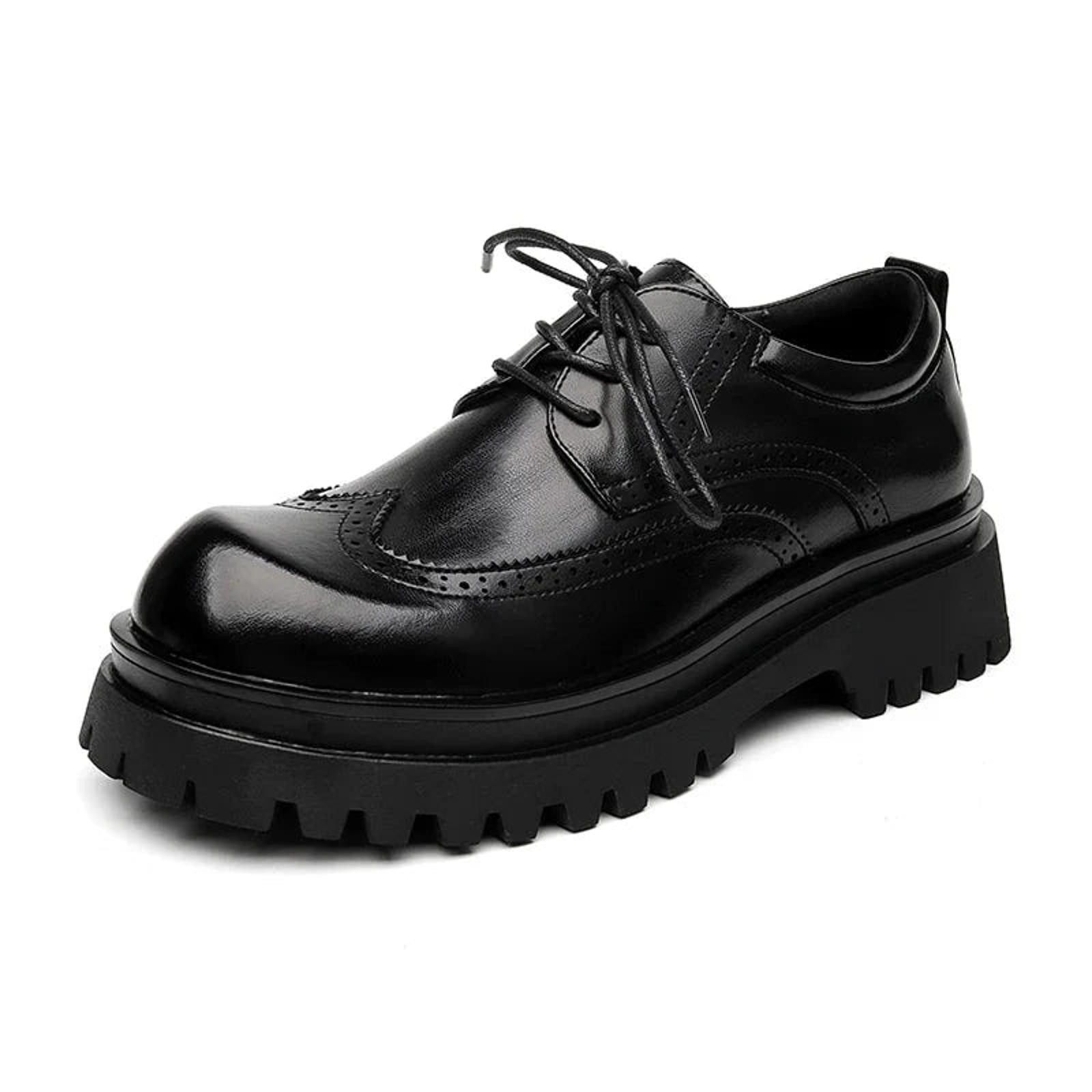 Leather Chunky Platform Oxford Brogues Size US 10 / EU 43 - 6 Thumbnail