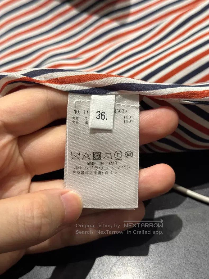 Thom Browne Thom Browne Grey Pleated Skirt Size 24" / US 00 / IT 34 - 4 Thumbnail