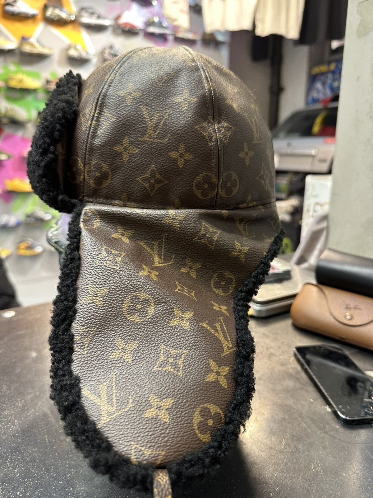 Louis Vuitton Louis Vuitton Alpes Fur Cap Size ONE SIZE - 6 Thumbnail