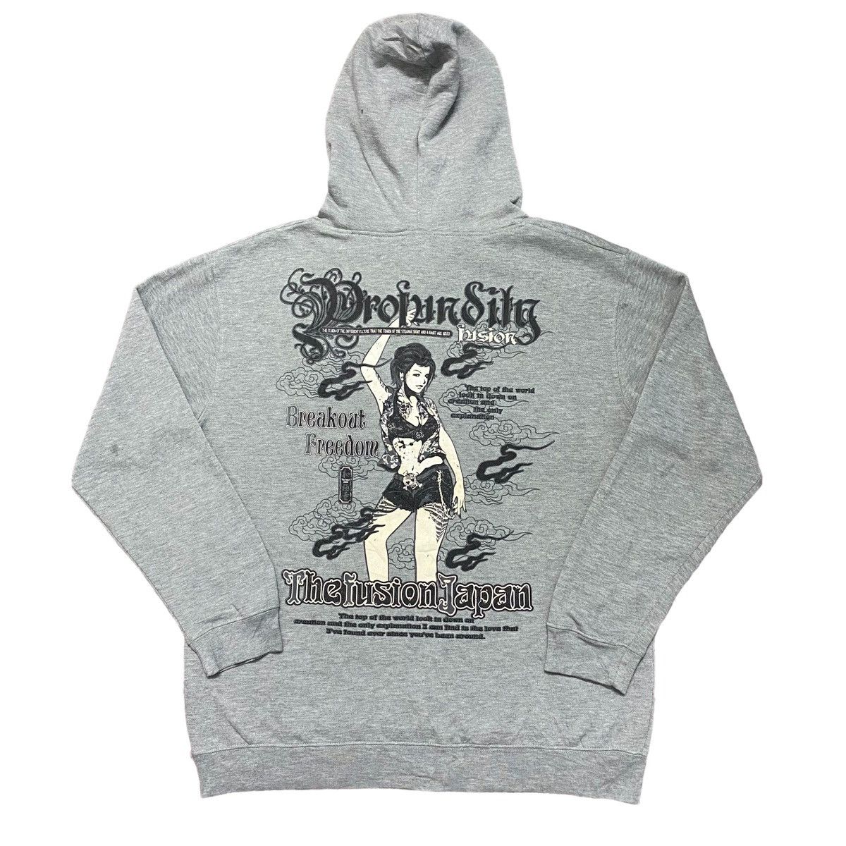 Hysteric Glamour Bullet Noise Print Hoodie The Fusion Japan Koi Fish Japanese Size US L / EU 52-54 / 3 - 1 Thumbnail