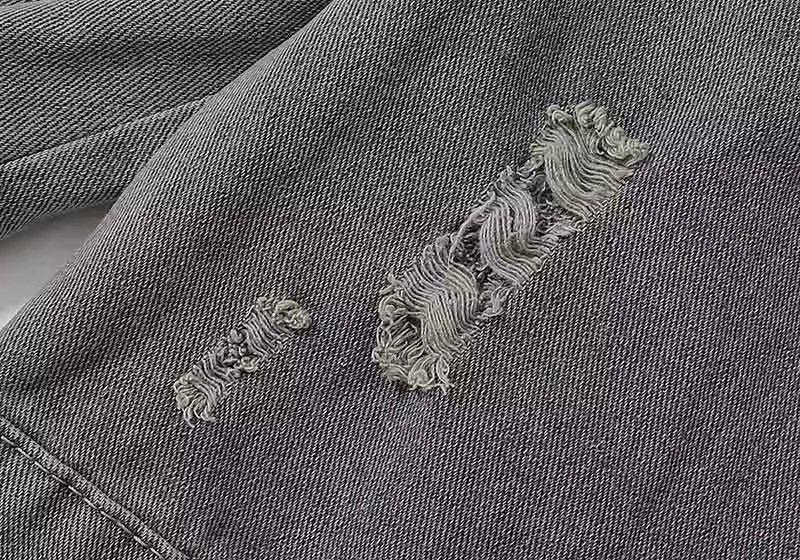 Designer × Vintage Streetwear Design Washed Dirty Denim Jacket Coat y2k Size US L / EU 52-54 / 3 - 6 Thumbnail