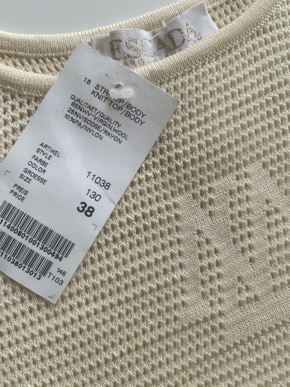 Escada Escada Margaretha Ley Knit Top Body (NEW WITH TAG) Size XS / US 0-2 / IT 36-38 - 11 Thumbnail