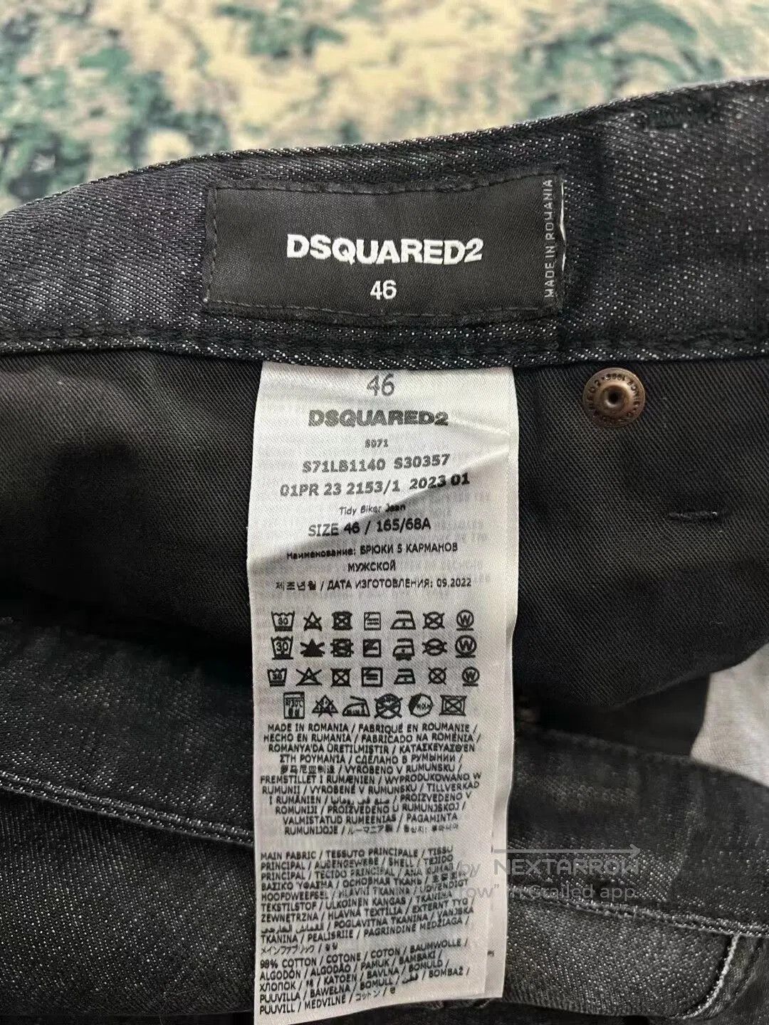 Dsquared2 dsquared2 black gray biker jeans. Size US 44 / EU 60 - 6 Thumbnail