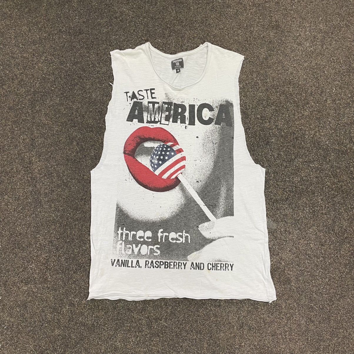 Vintage Vintage Y2K Taste America Graphic Tee Sun Faded Streetwear M Size US M / EU 48-50 / 2 - 1 Thumbnail