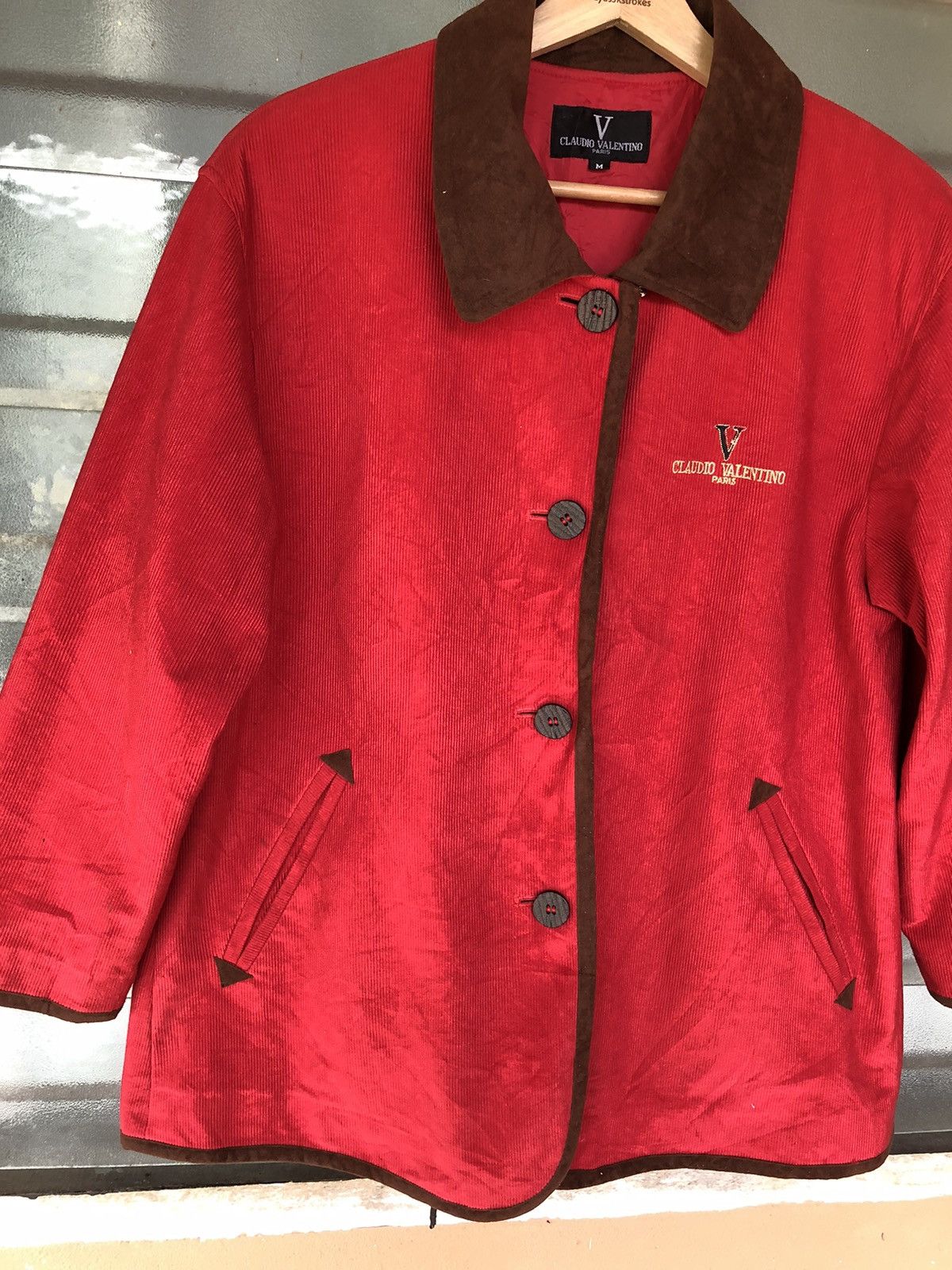 If Six Was Nine × Japanese Brand × RED Valentino Claudio Valentino Paris Red Jacket Size M / US 6-8 / IT 42-44 - 2 Thumbnail