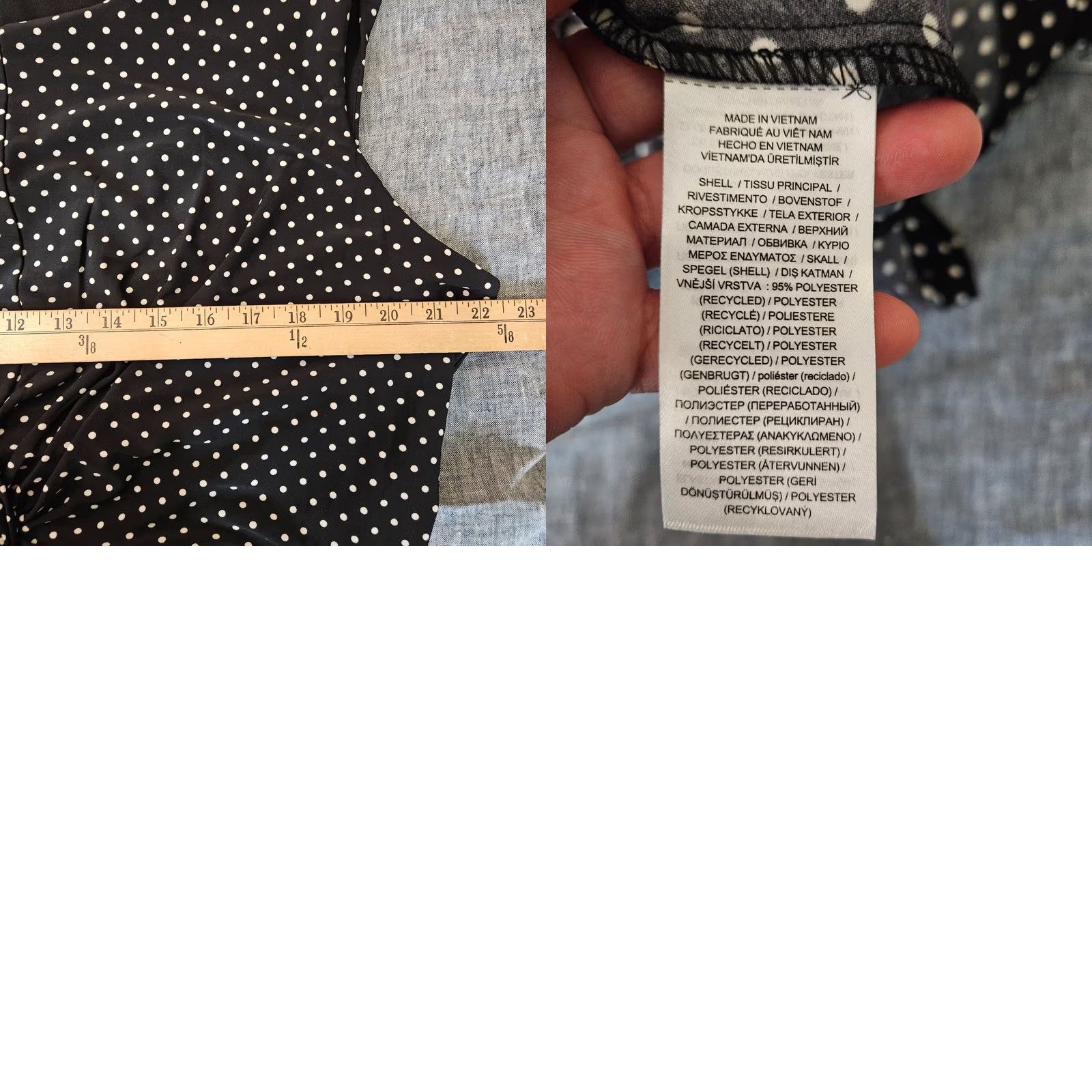 Ralph Lauren Lauren Ralph Lauren Dress Women’s 18W Black White Polka Dot Midi Twist Front Size XXL / US 16-18 / IT 52-54 - 8 Thumbnail