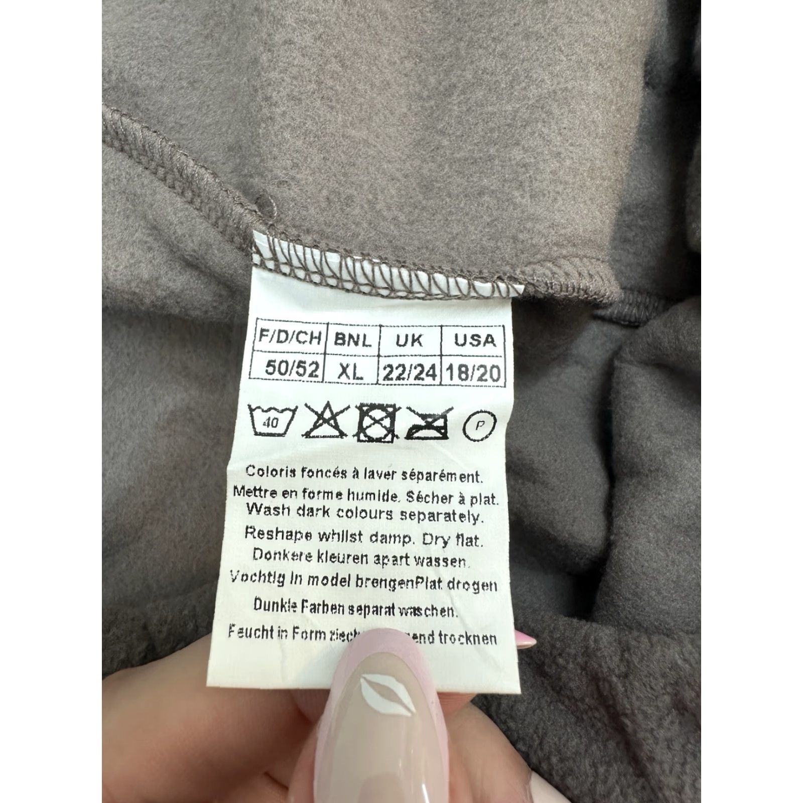 Vintage Damart Womens Pants Plus Size 20 Brown Taupe Micro Fleece NWTs Size 42" / US 20 - 5 Thumbnail