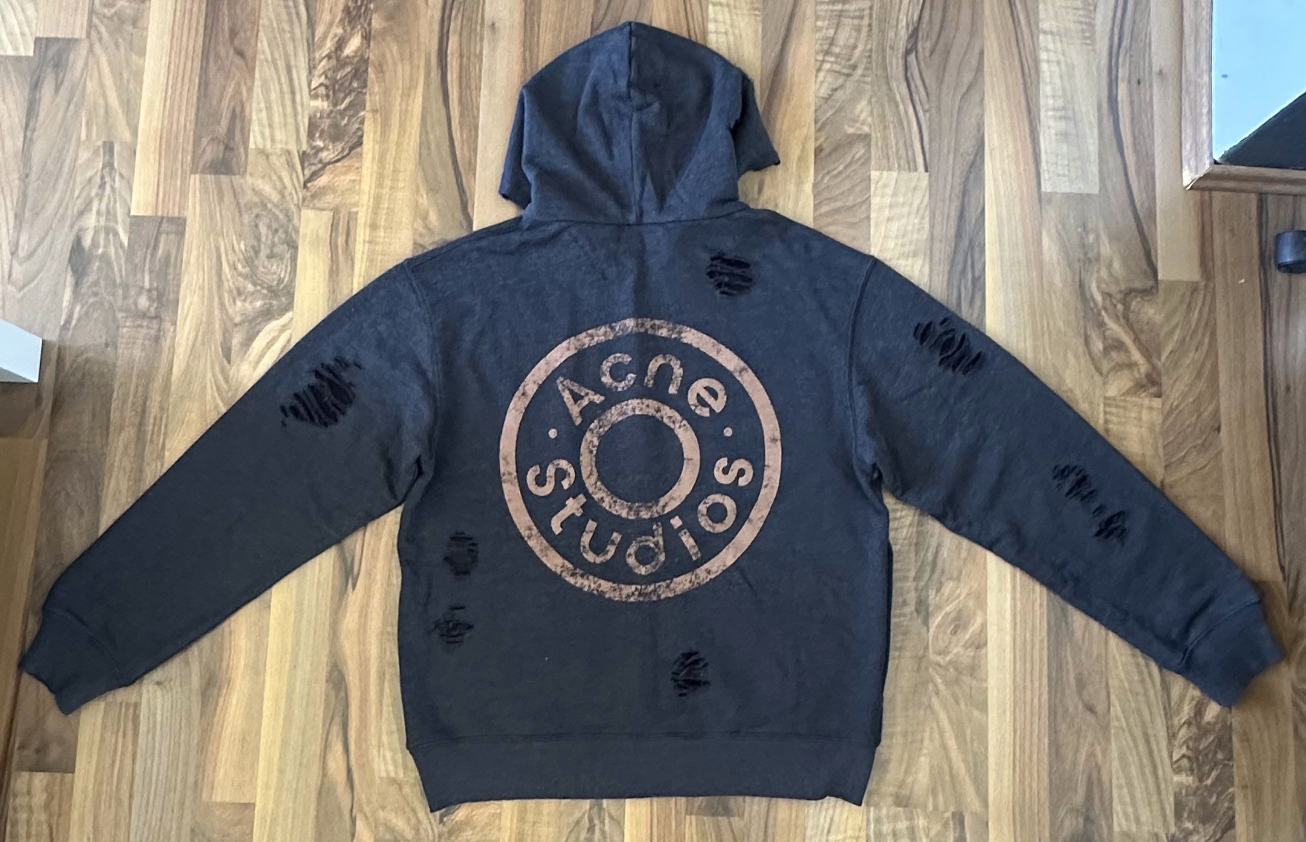 Acne Studios Hooded Zipper Sweater - Acne Studios Size US L / EU 52-54 / 3 - 2 Thumbnail