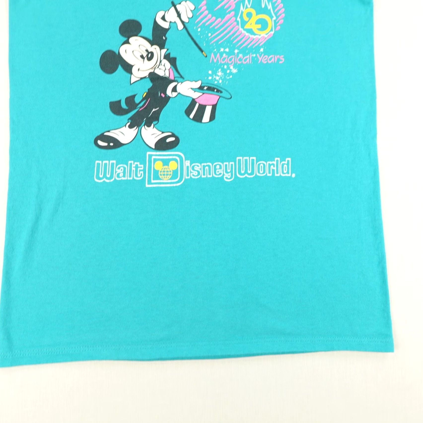 Disney VINTAGE Disney Shirt Mens Medium 20th Anniversary Walt Disney World Mickey 90s Blue Crew Neck Tank Sleeveless Graphic Print Mens M Size US M / EU 48-50 / 2 - 3 Thumbnail