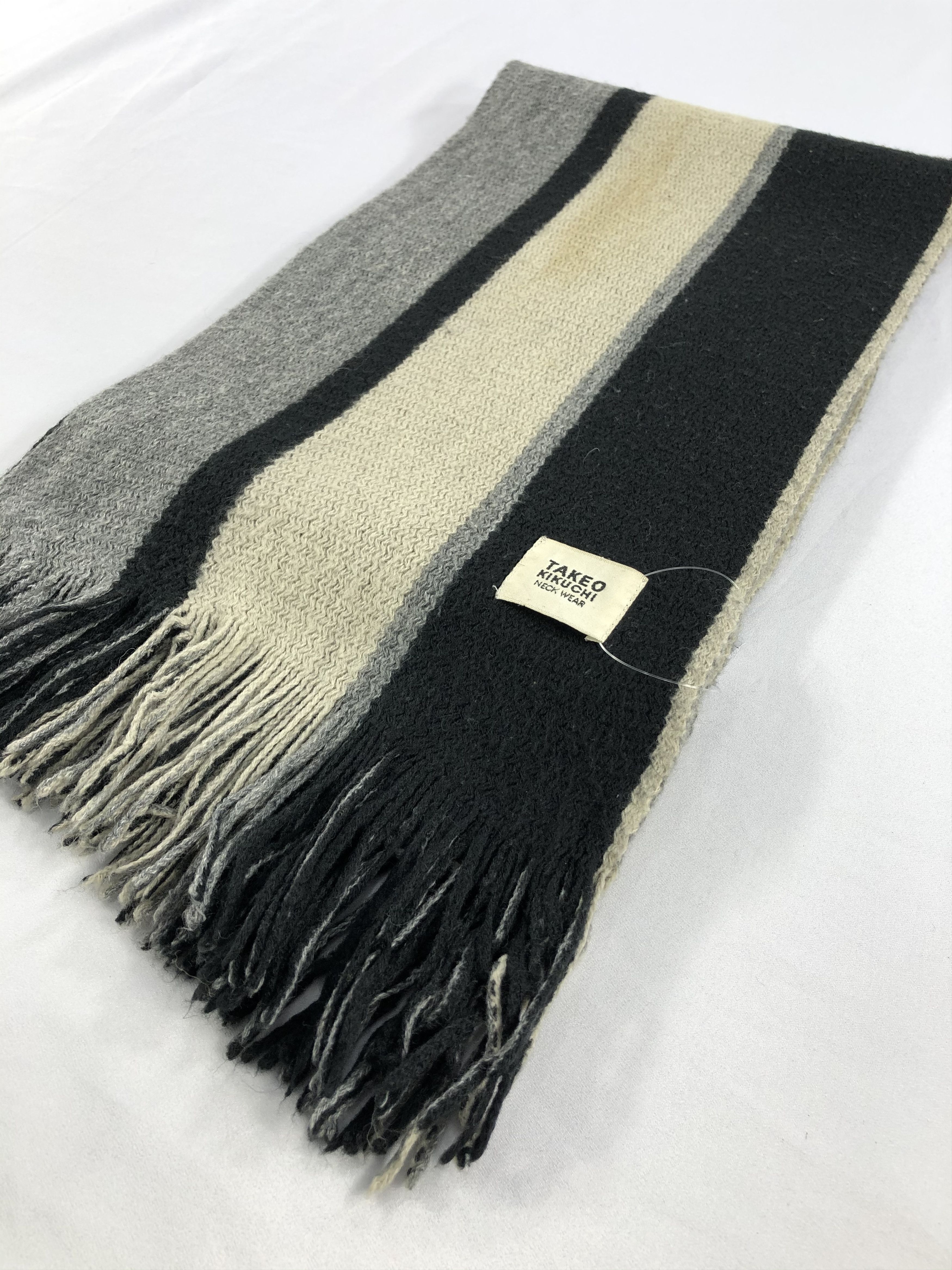 Takeo Kikuchi Vintage Takeo Kikuchi Scarf/Muffler/Neckwear MF1828 Size ONE SIZE - 3 Thumbnail