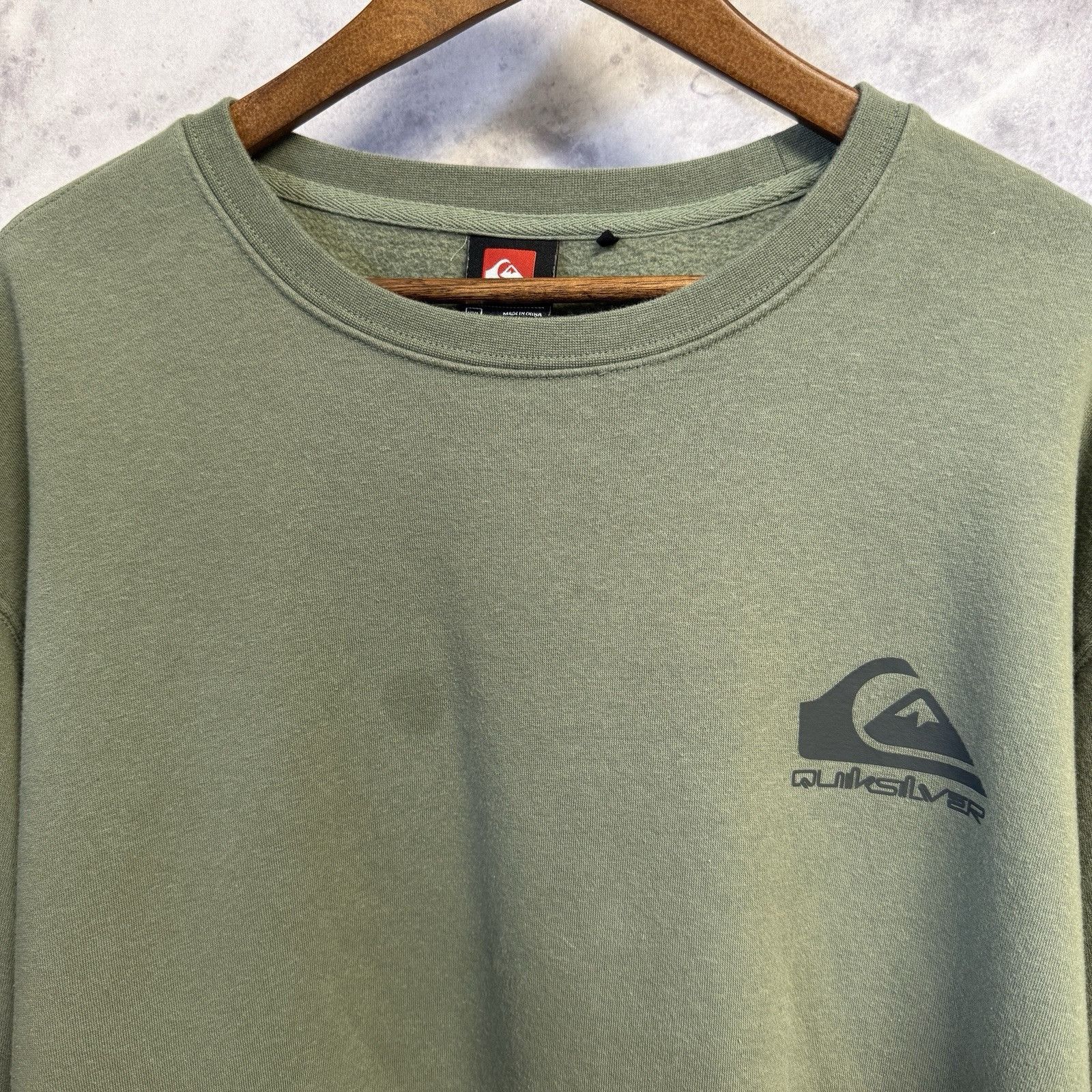 Quiksilver Quiksilver Sweatshirt Mens 2XL Green Crew Neck Surf Skate Size US XXL / EU 58 / 5 - 1 Thumbnail