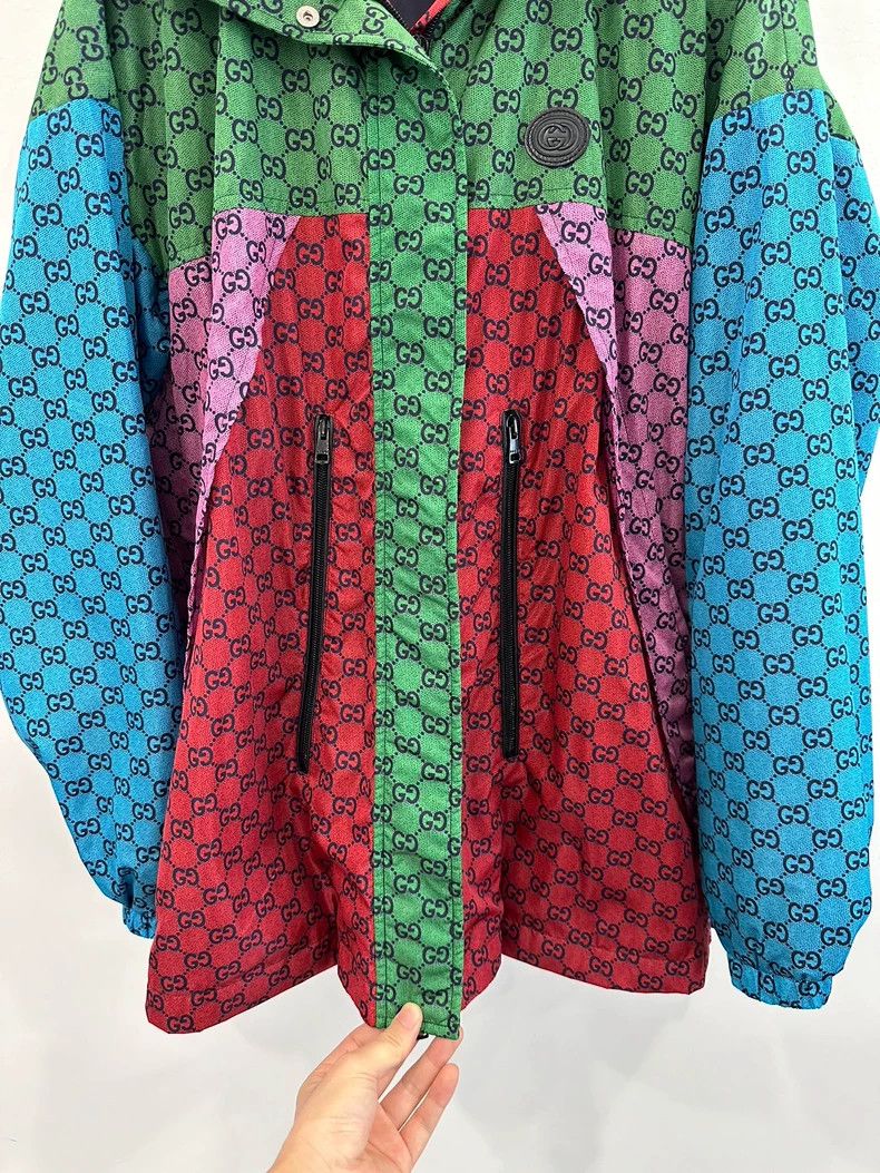 Gucci Gucci Rainbow old flower full print logo four-color matchin Size US S / EU 44-46 / 1 - 4 Thumbnail