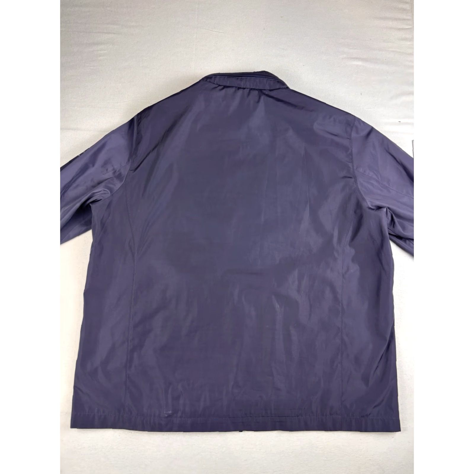 Tumi TUMI Windbreaker Jacket - Mens XL Black Waterproof Full Zip Packable Stand-Up Collar Size US XL / EU 56 / 4 - 4 Thumbnail