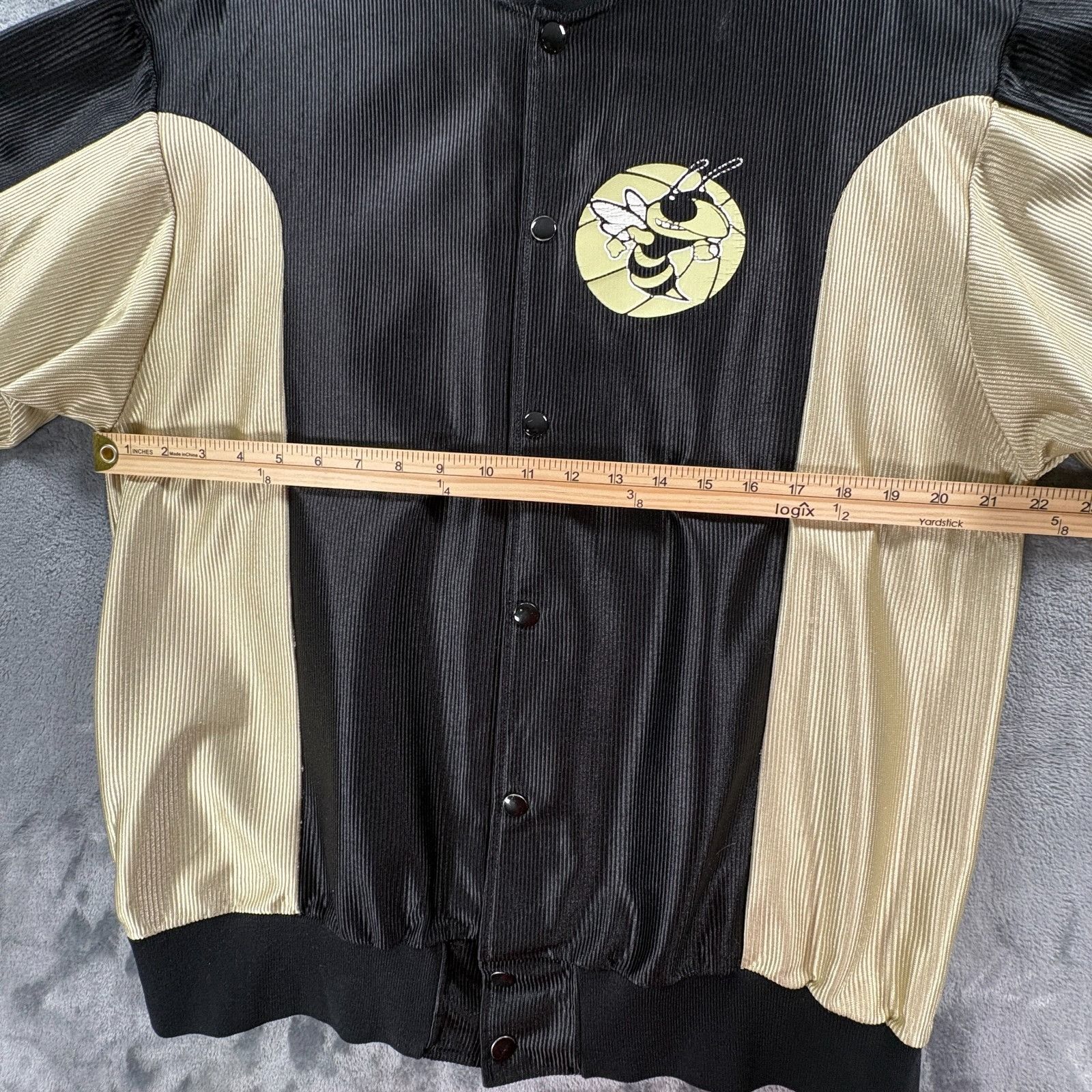 Other Vintage 90's Georgia Tech Basketball Warm Up Jacket Team Iss Size US L / EU 52-54 / 3 - 7 Thumbnail