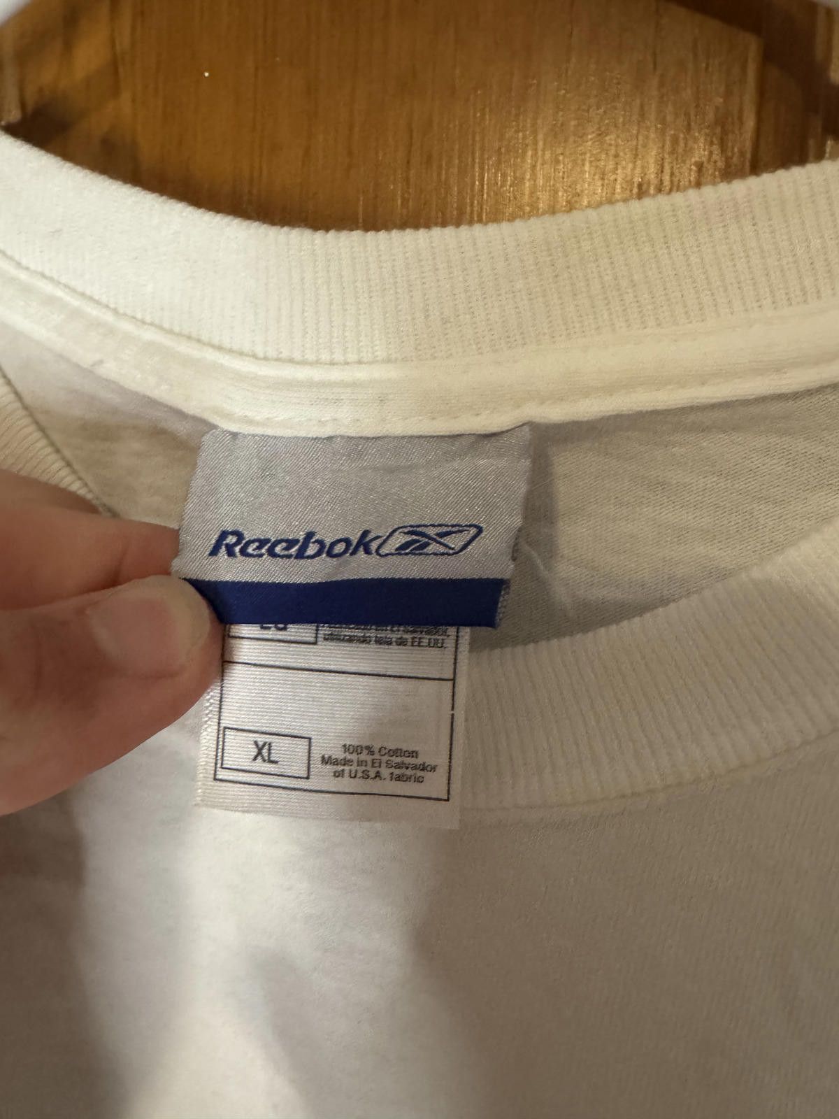 Reebok Reebok Pro Bowl 1990s Vintage White Cotton T-Shirt XL Size ONE SIZE - 3 Thumbnail