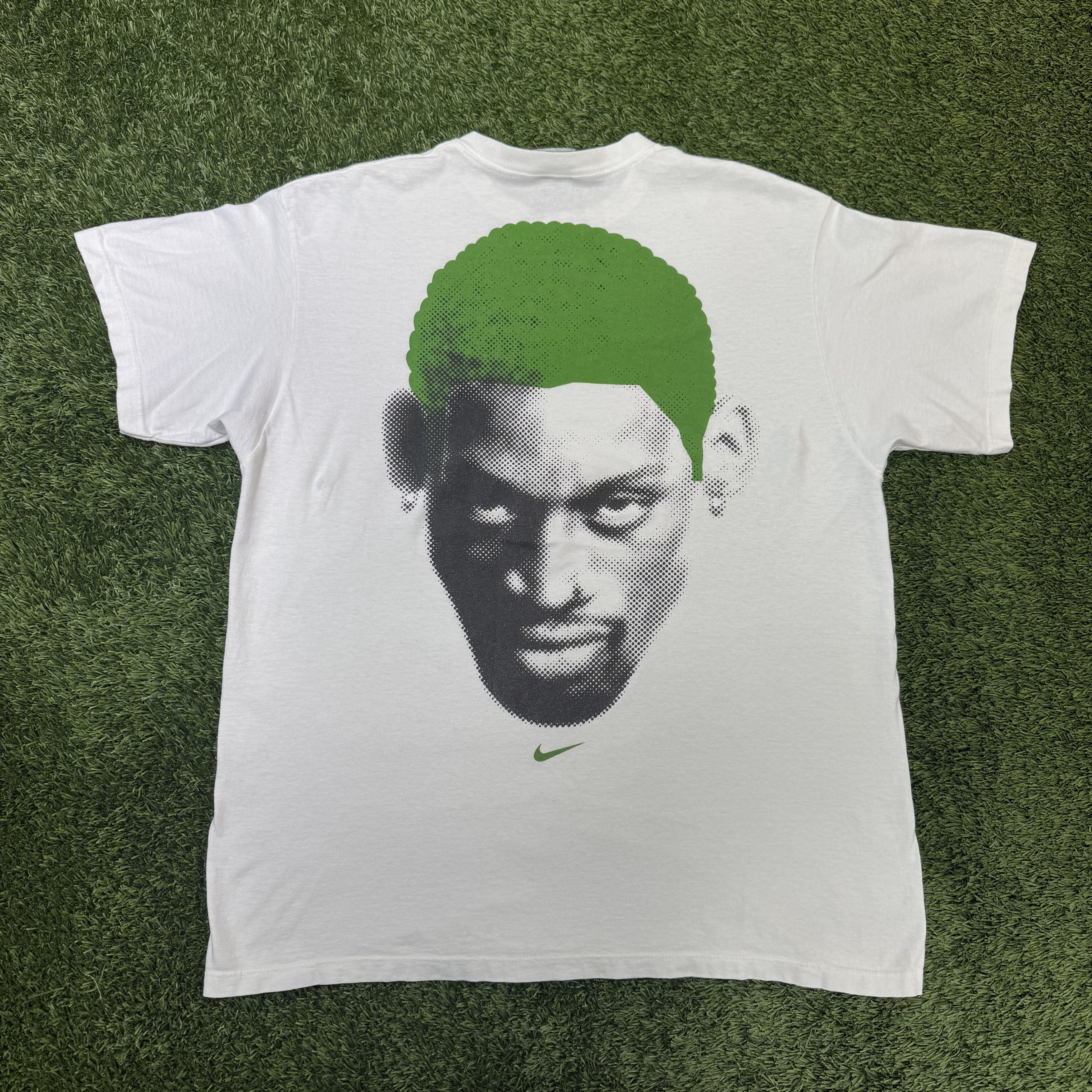 Rare Nike Vintage Dennis Rodman Tee T-shirt Made in USA