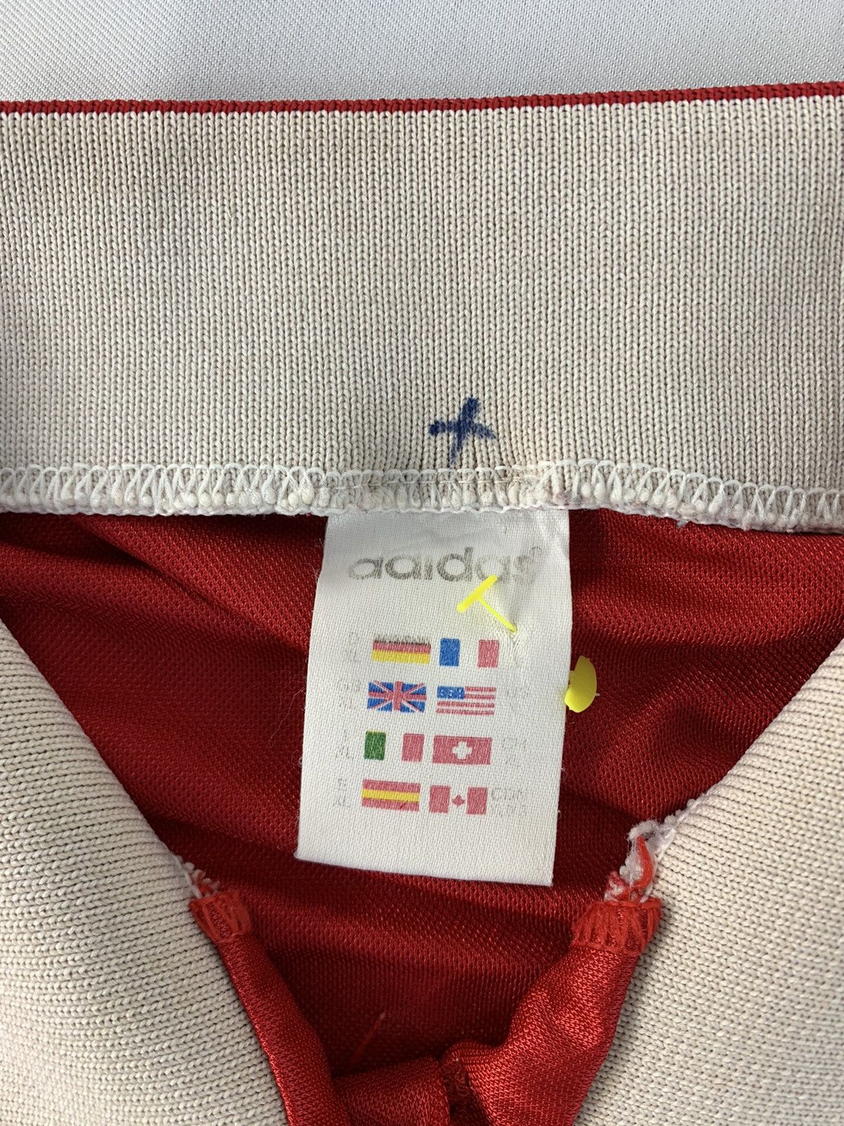 Adidas 90s Adidas Trifoil Tricot Mobel Pagnia Red Jerseys Printed Size US XL / EU 56 / 4 - 5 Thumbnail