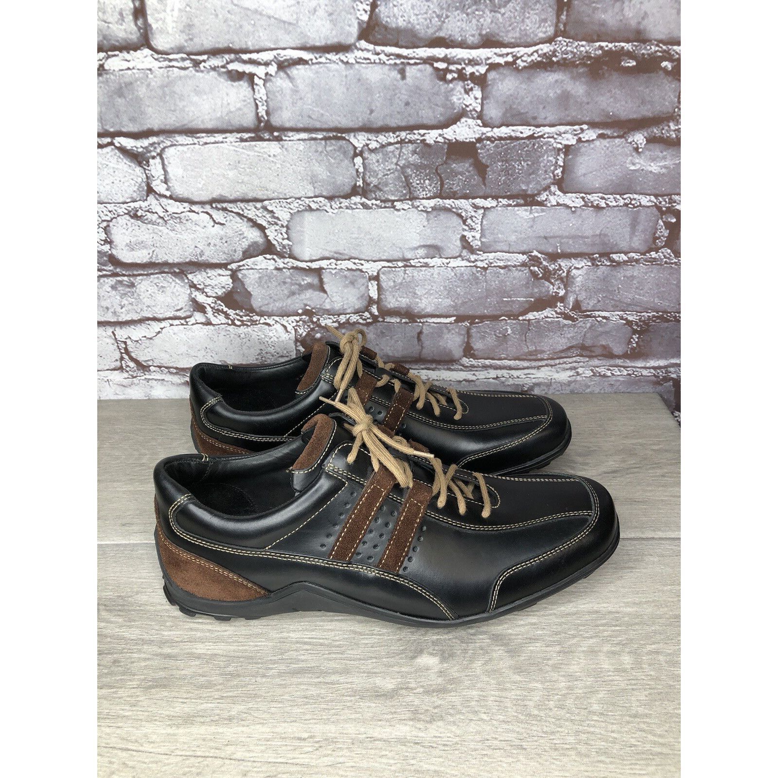 Cole Haan Cole Haan Country Black Brown Leather Vibram Soles Oxfords M Size US 11 / EU 44 - 20 Thumbnail