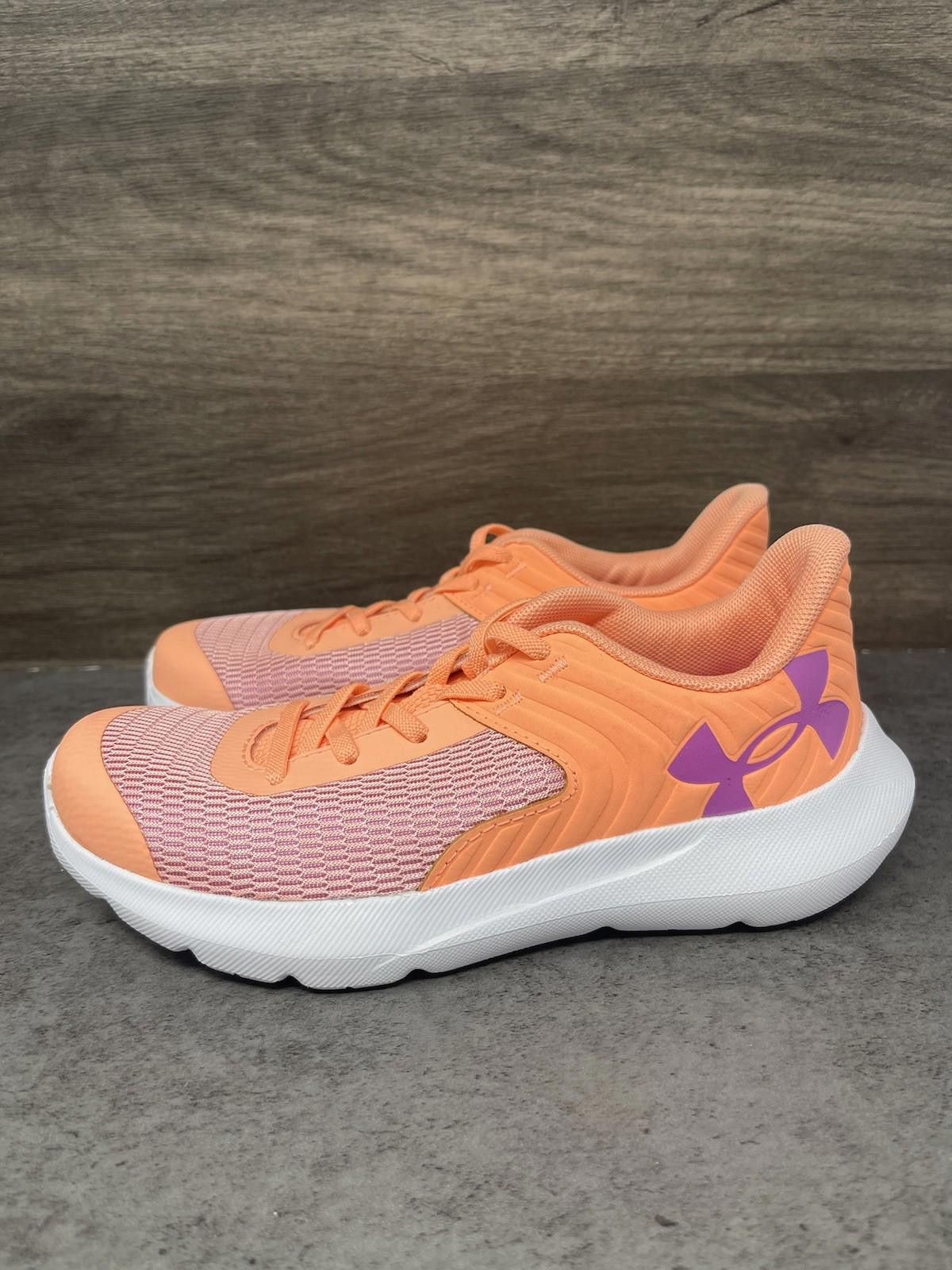 Under Armour Under Armour Outhustle 2 Sneakers Kids Size 1.5Y Orange Size US 5 / EU 37 - 1 Thumbnail