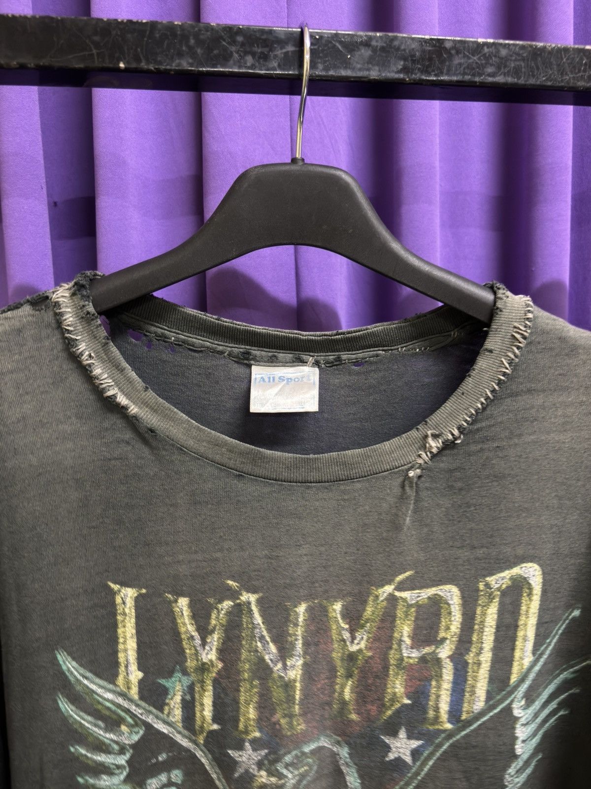Band Tees vintage distressed sun faded lynyrd skynyrd thrashed erd Size US XL / EU 56 / 4 - 3 Thumbnail