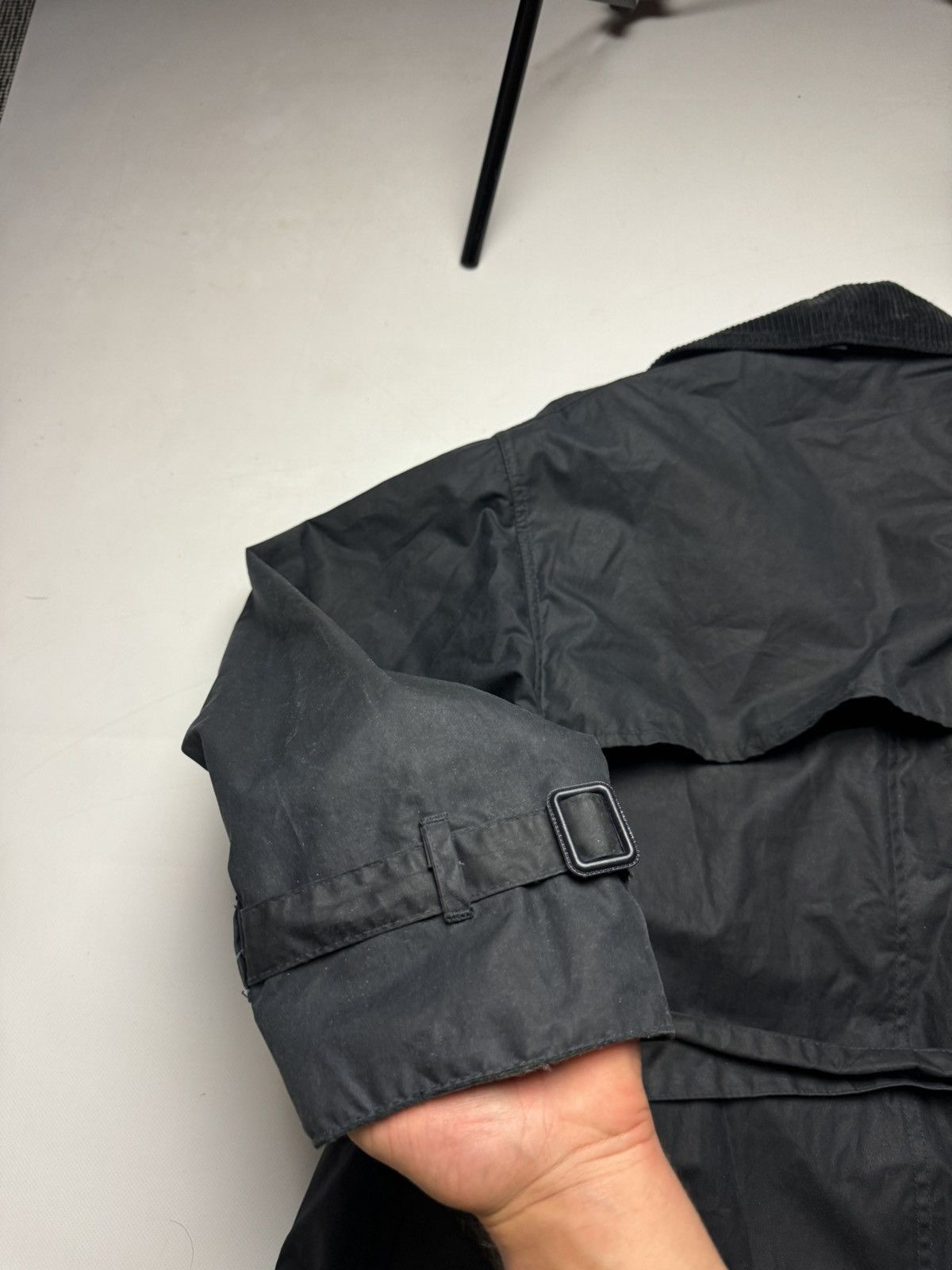 Barbour × Vintage RARE VINTAGE Barbour Wax coat Jacket y2k Size US L / EU 52-54 / 3 - 16 Thumbnail