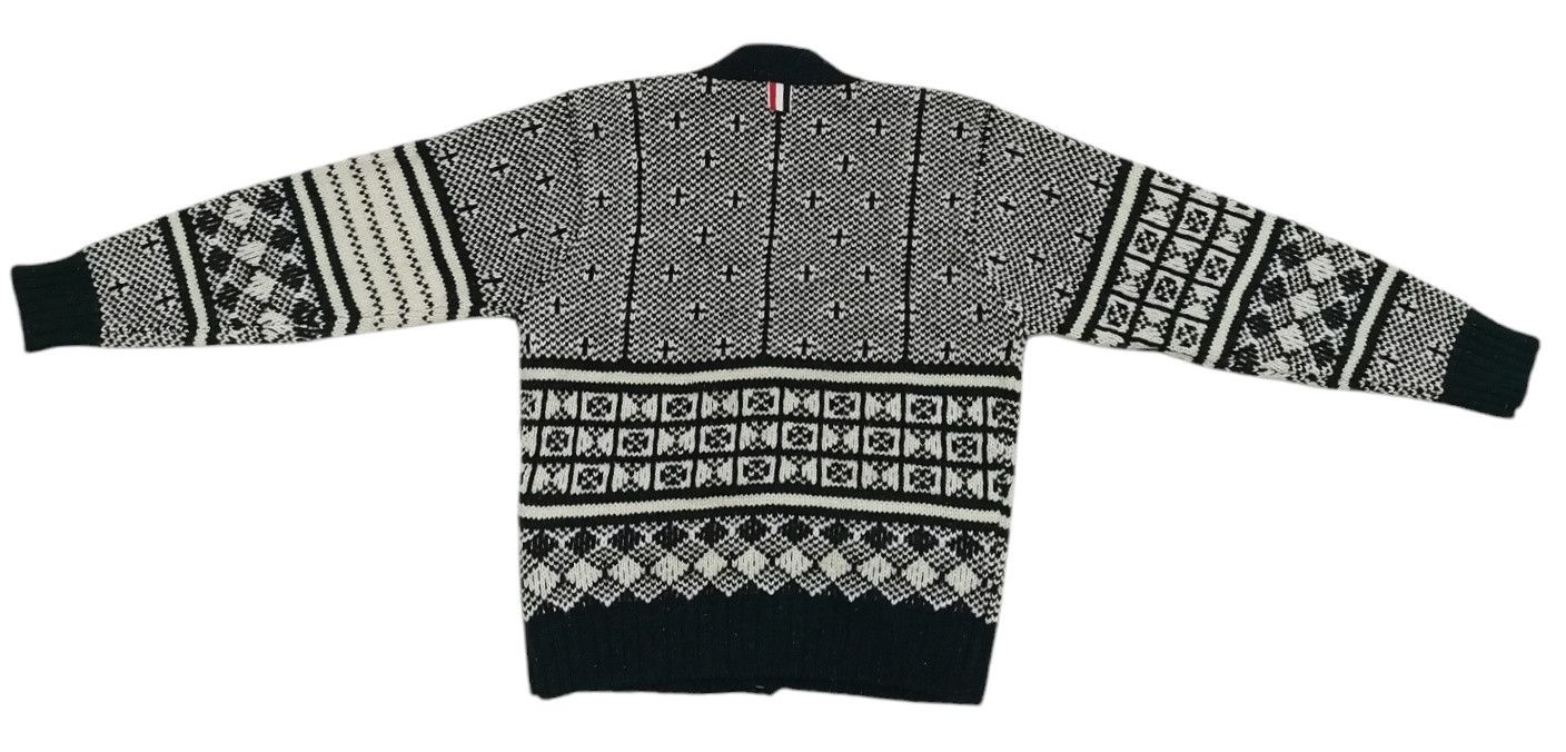 Thom Browne Thom Browne Mohair Blend 4 Bar Knit Cardigan Jacket Size US S / EU 44-46 / 1 - 4 Thumbnail