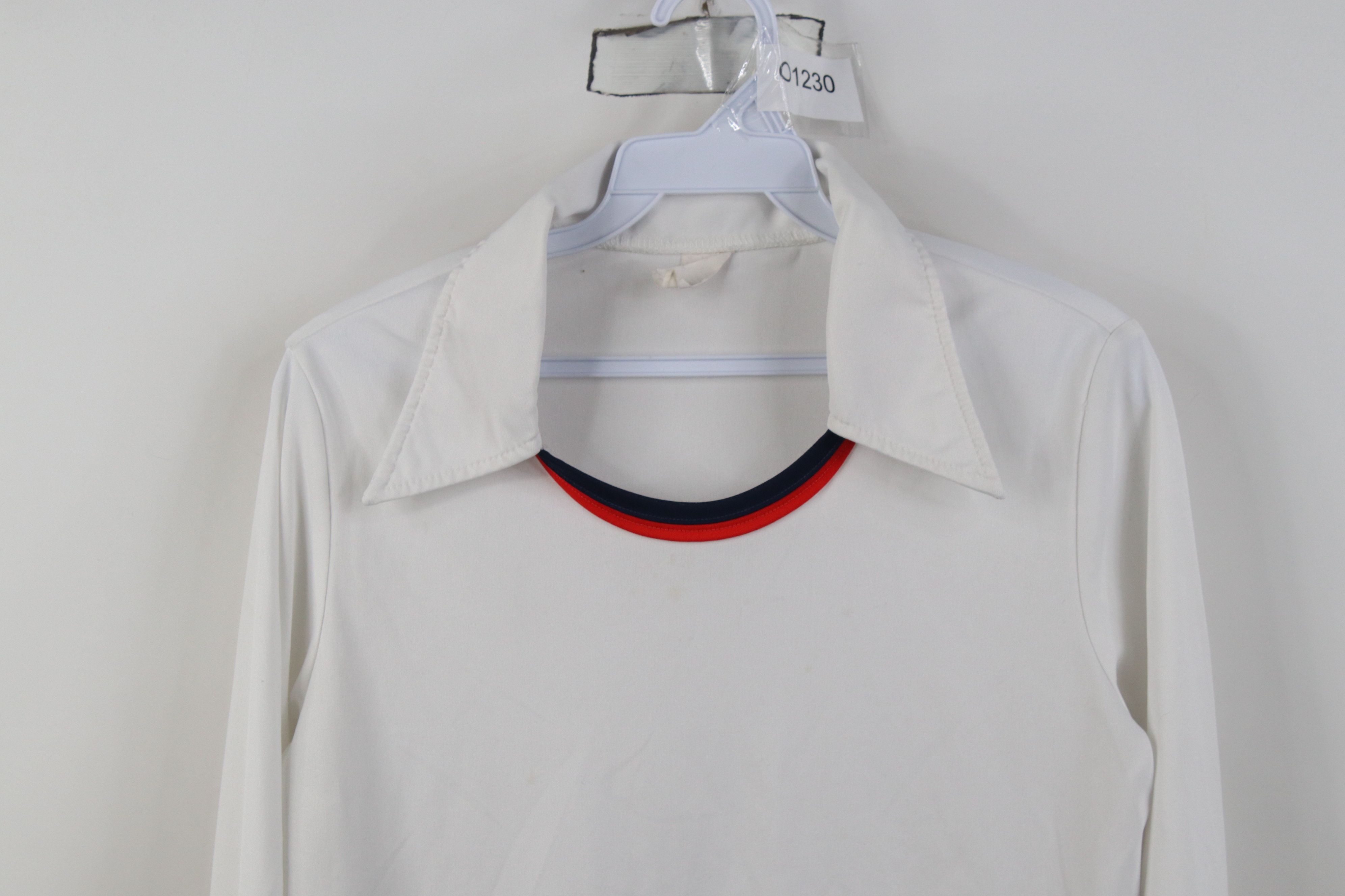 Vintage Vintage 70s Streetwear Knit Collared Long Sleeve Polo USA Size XXL / US 16-18 / IT 52-54 - 2 Thumbnail