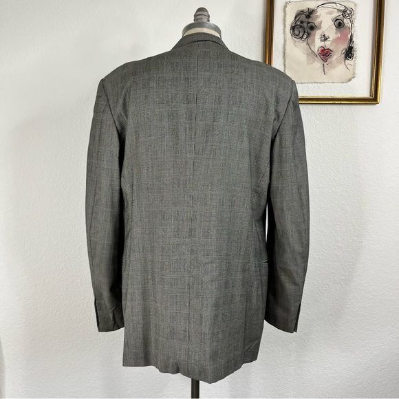 Canali Canali RSM Cashmere Houndstooth Blazer Size 50L - 5 Thumbnail