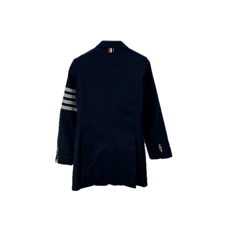 Thom Browne Thom Browne Size 40Dark Blue 4 Bar Women's Suit Jacket 2501 Size XS / US 0-2 / IT 36-38 - 2 Thumbnail