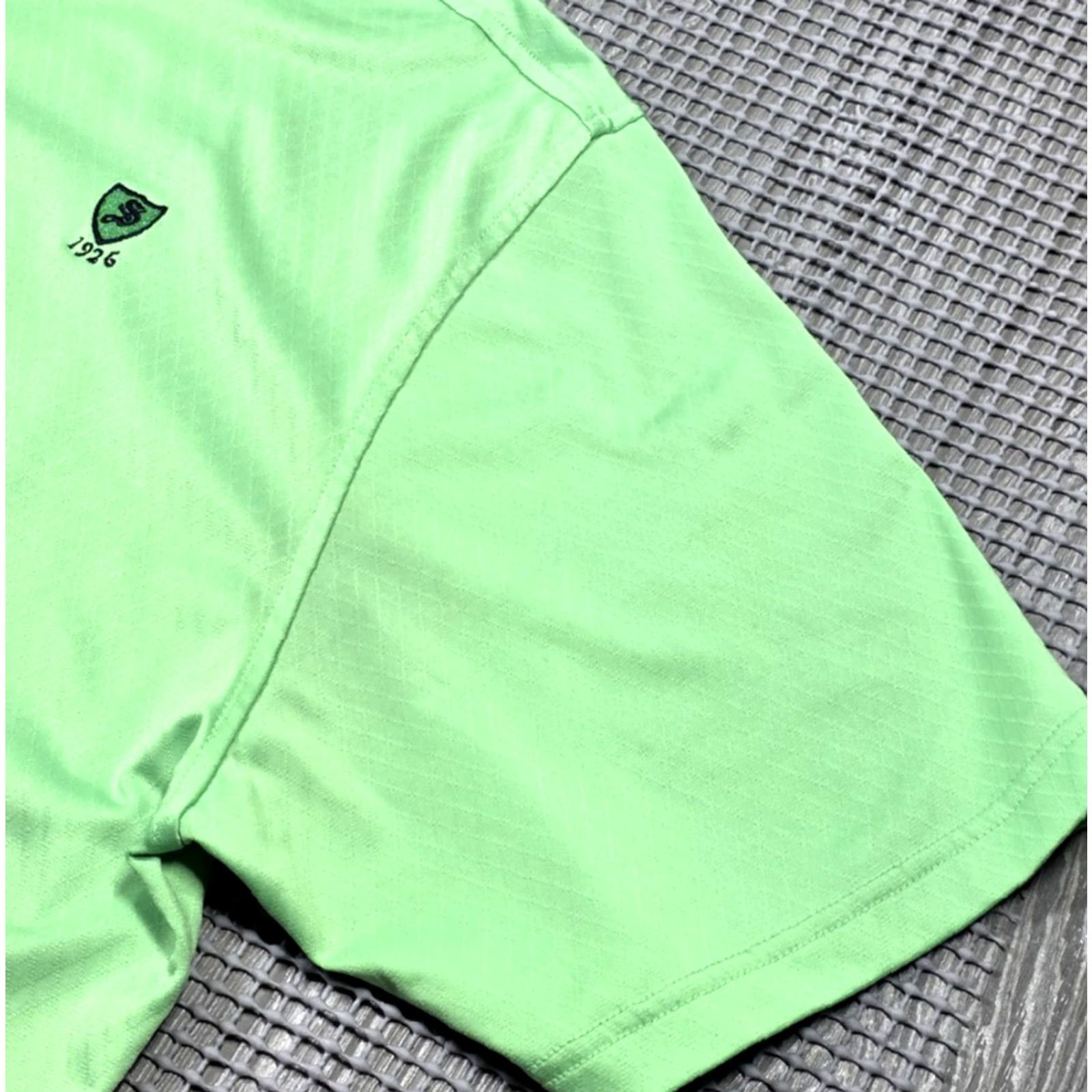 Footjoy FootJoy Men’s M Short Sleeve Green Argyle Performance Golf Polo Shirt Size US M / EU 48-50 / 2 - 6 Thumbnail