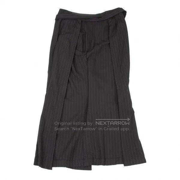 Comme des Garcons Comme des Garcons size F Dark vintage striped design skirt Size 22" - 3 Thumbnail