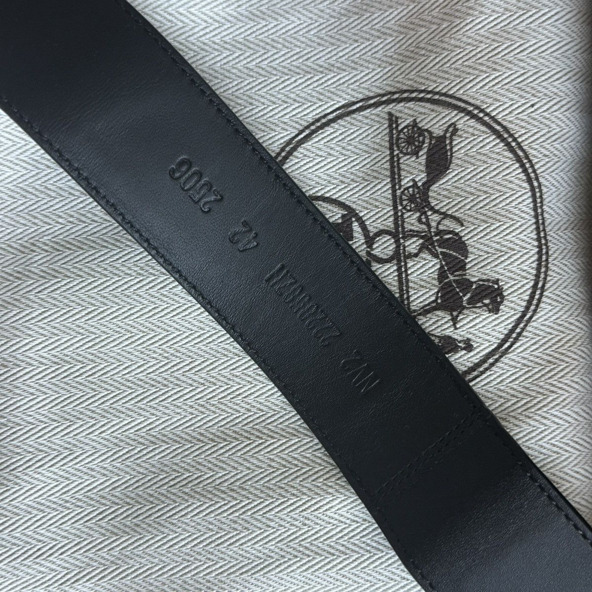 Hermes Hermes Chypre Sandal Rouge Sepia Noir Calfskin Size US 9 / EU 42 - 7 Thumbnail