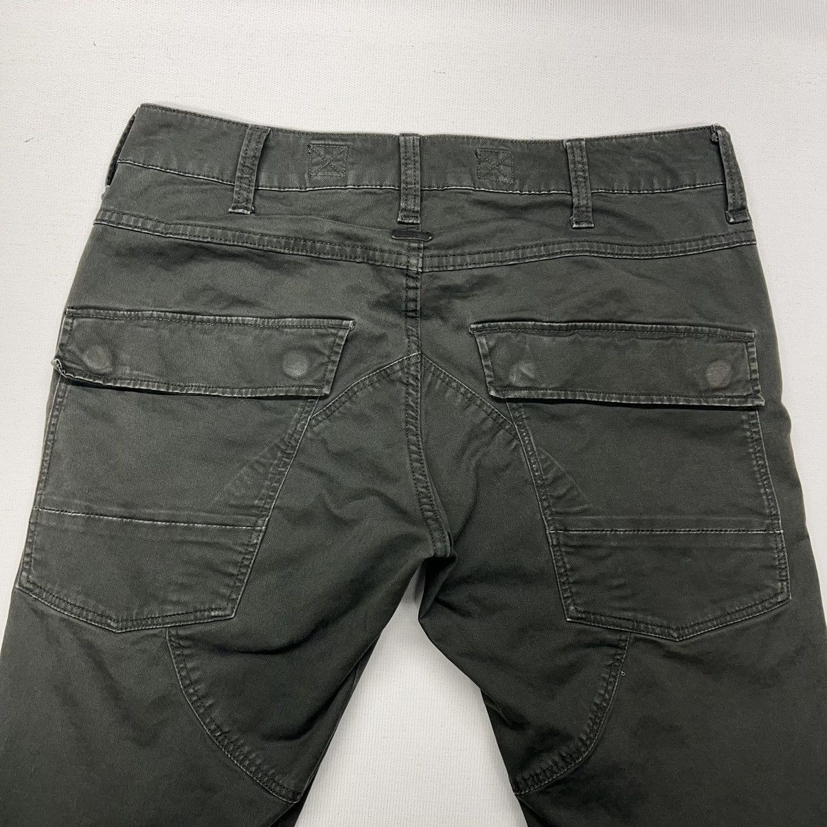 G-Star G Star Raw Pants Green Cargo Air Defence 5620 3D Skinny Size US 31 - 13 Thumbnail