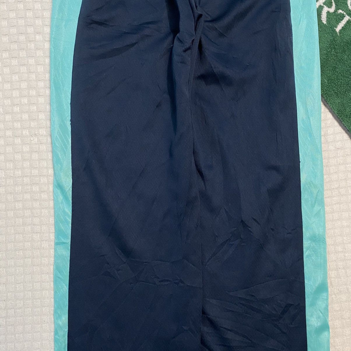 Carhartt Wip × Nike 💥 VINTAGE NIKE 90S BAGGY WIDE LEG SWOOSH TRACK PANTS Y2K Size US 36 / EU 52 - 12 Thumbnail