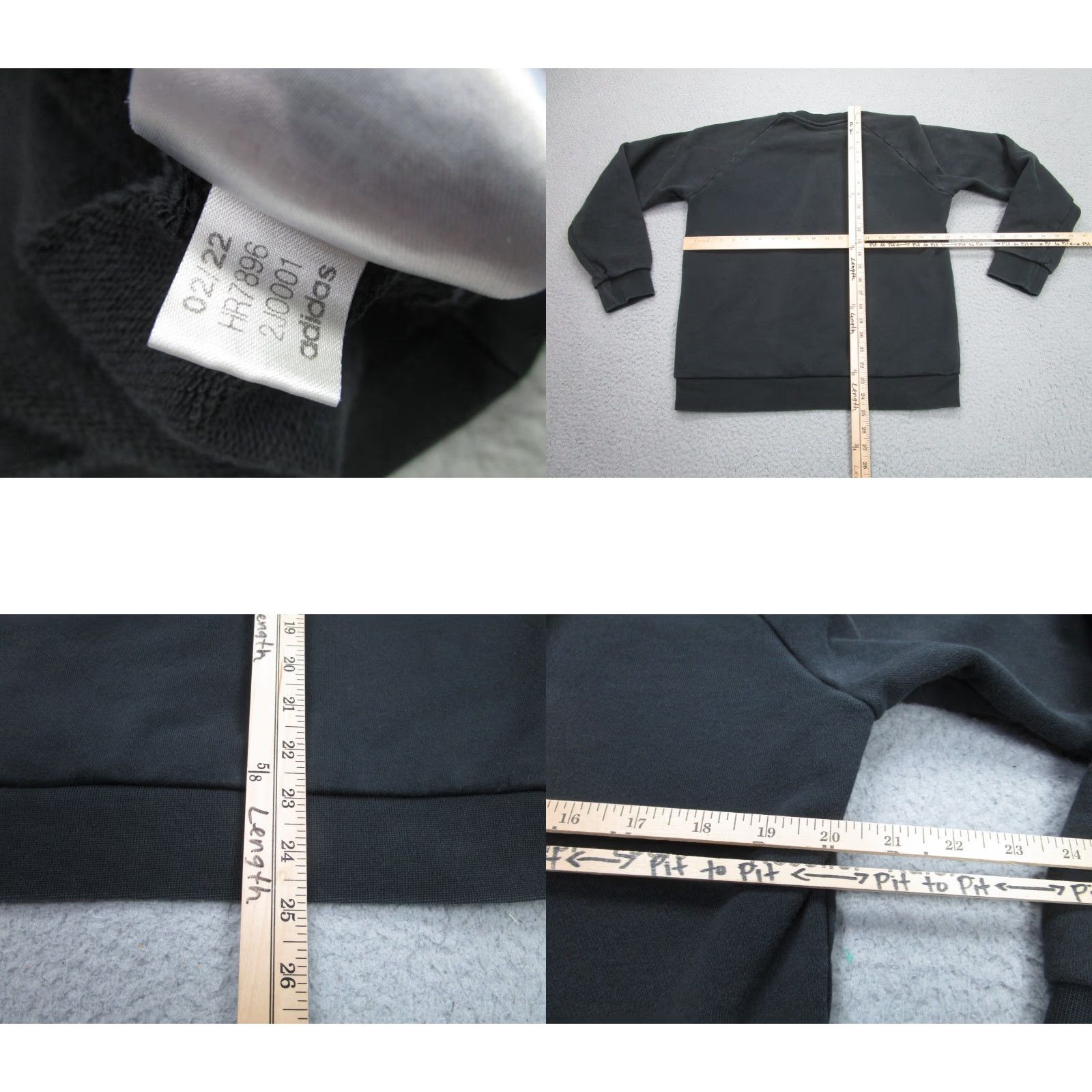Adidas Adidas Originals Sweatshirt Crewneck Sweatshirt Black Medium Womens Pullover Crew Neck Sweatshirt Pullover Sweatshirt Firebird 90s Modern Activewear Size M / US 6-8 / IT 42-44 - 8 Thumbnail