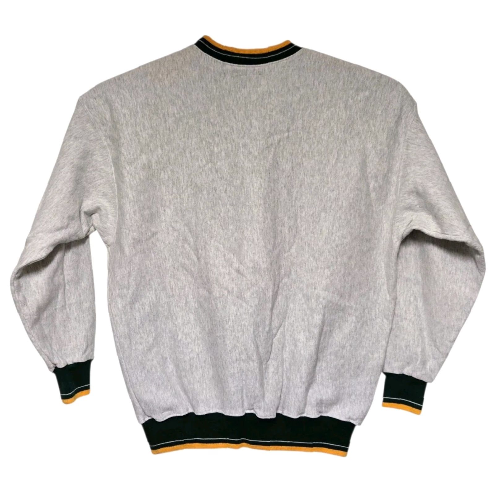 NFL VINTAGE NFL Green Bay Packers Sweatshirt Mens XL Gray 90s Football Rare Embroidered Logo Pullover Size US XL / EU 56 / 4 - 3 Thumbnail
