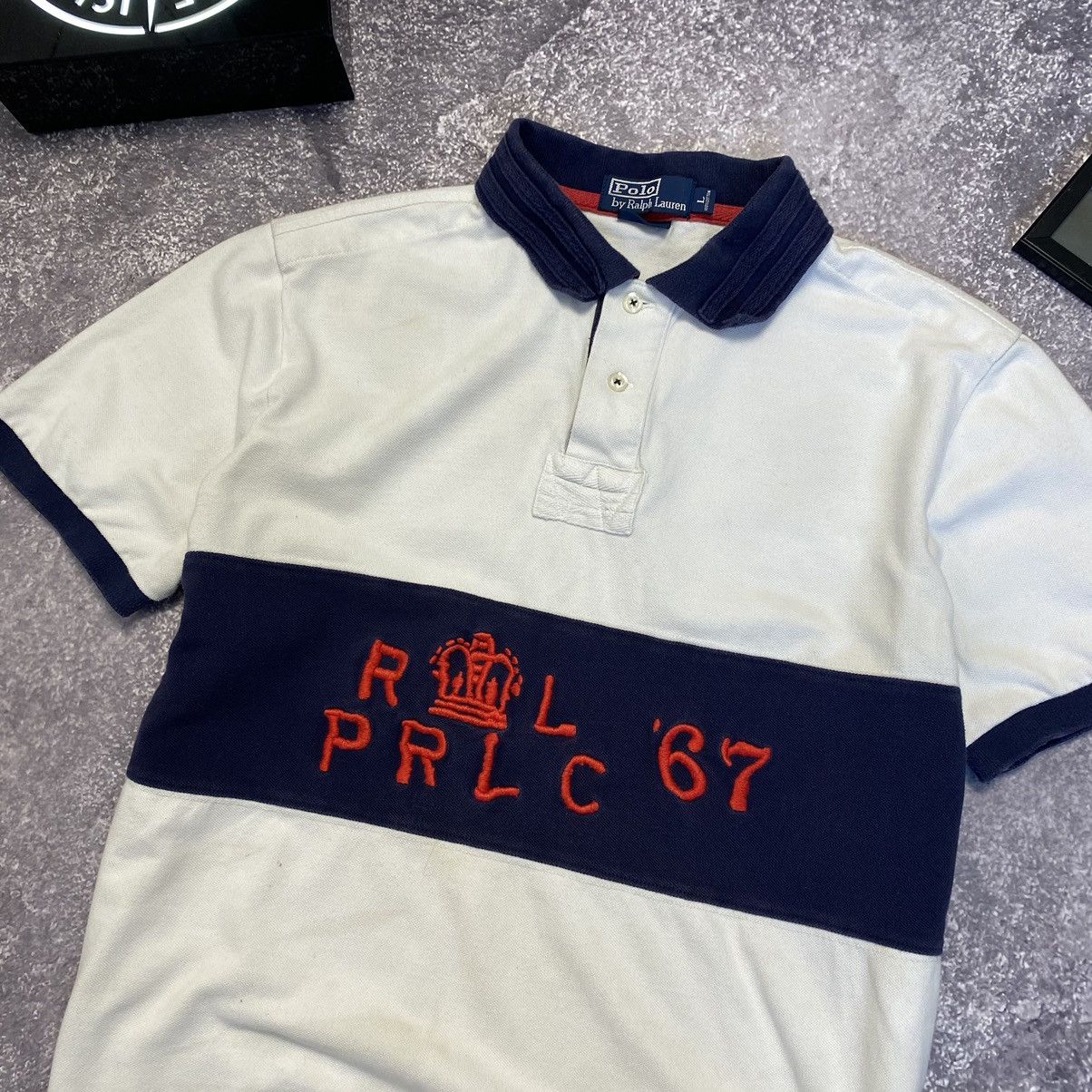 Vintage Vintage Polo Ralph Lauren Big Logo hype y2k polo Size US L / EU 52-54 / 3 - 3 Thumbnail