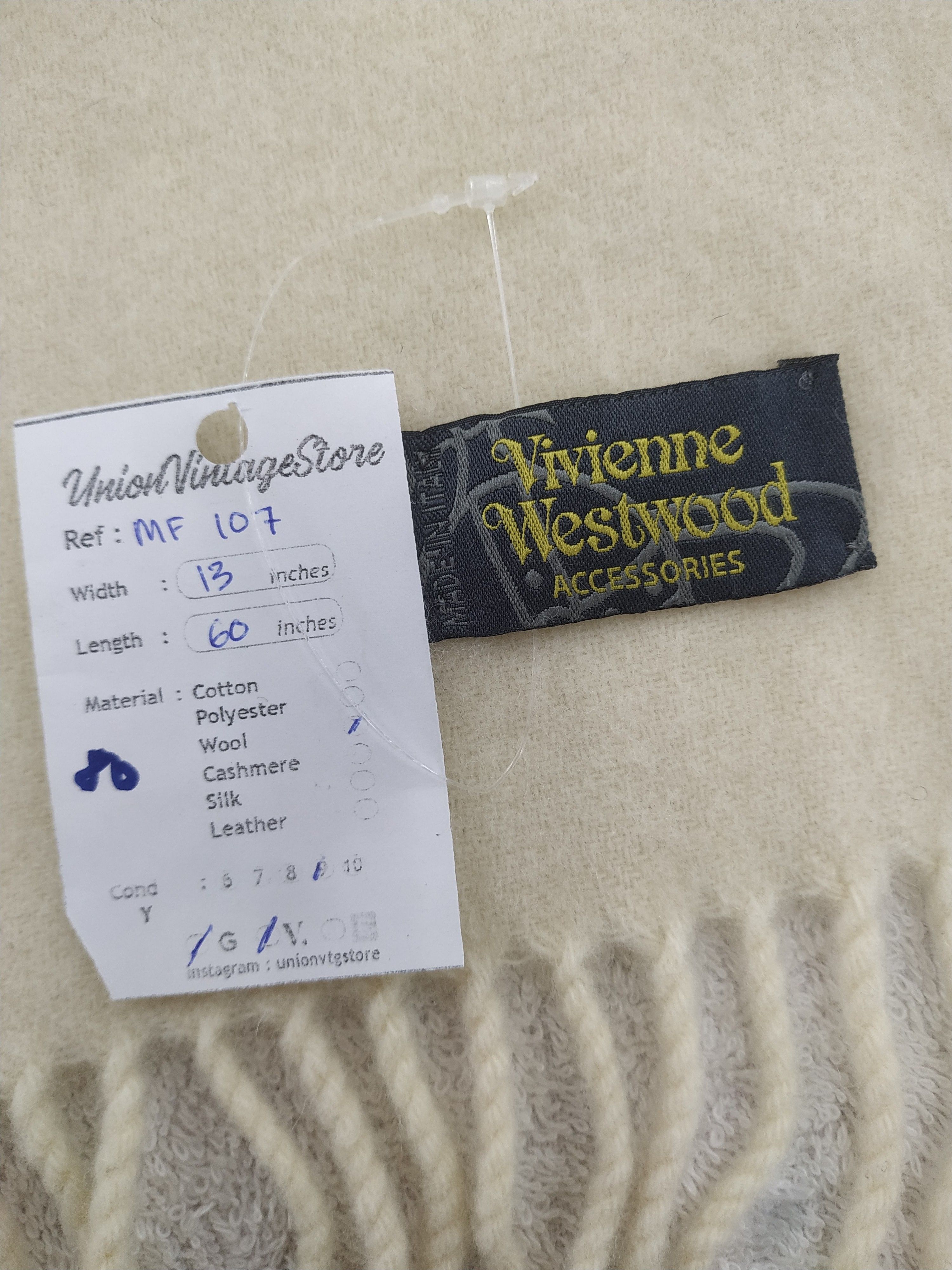 Vivienne Westwood Vintage Vivienne Westwood Wool Scarf/Muffler/Neckwear MF107 Size ONE SIZE - 7 Thumbnail