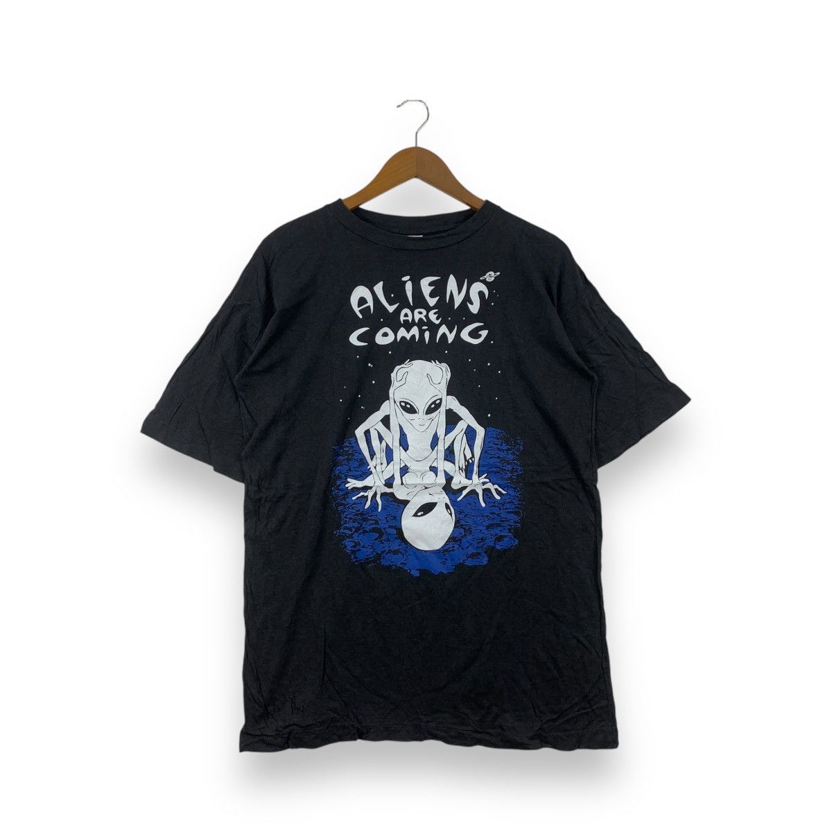 Vintage Vintage 1995 ALIEN WORKSHOP Skateboard Are Coming Tee Shirt Size US XL / EU 56 / 4 - 1 Thumbnail