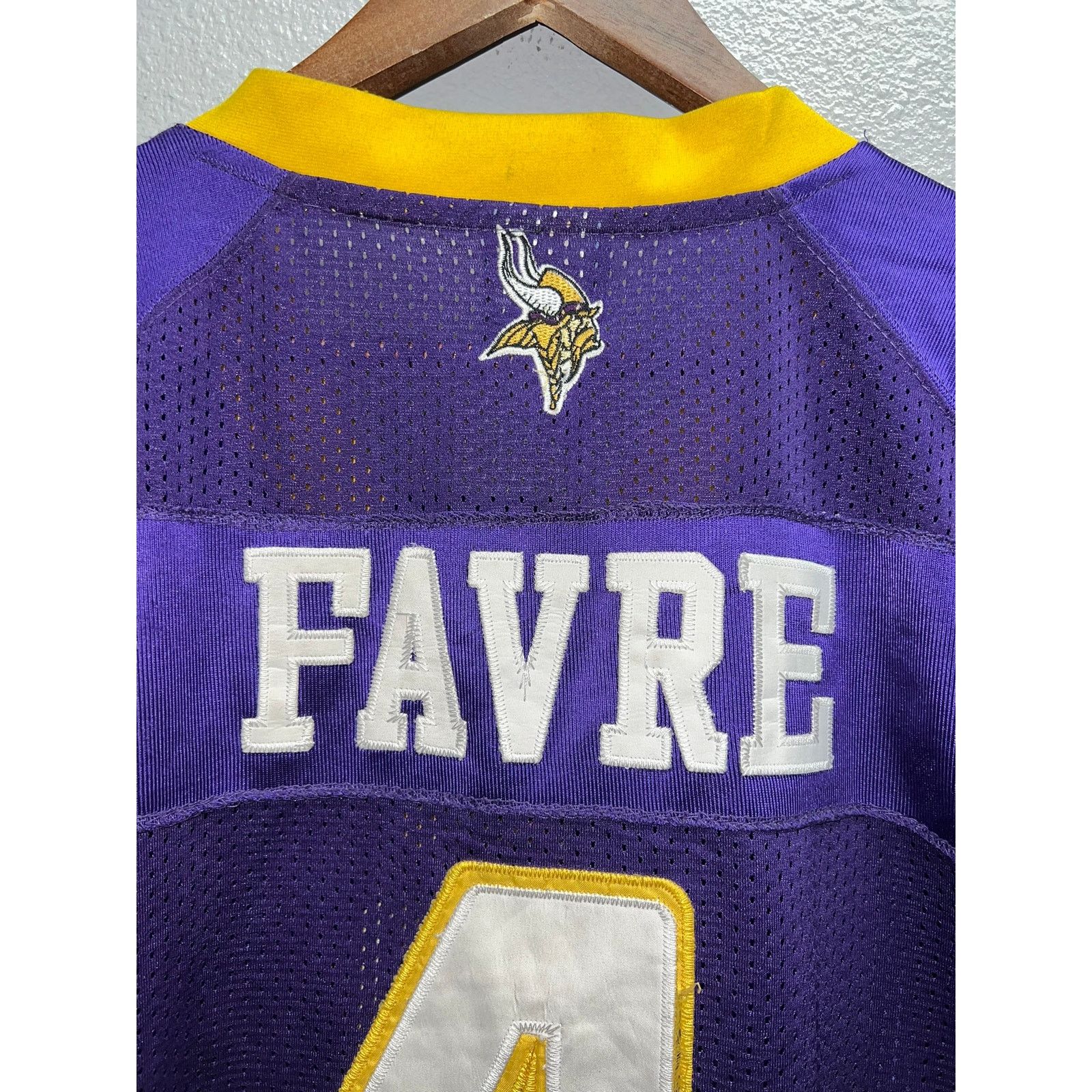 Reebok Vintage Minnesota Vikings Brett Favre On Field Reebok 50 XL Size US XL / EU 56 / 4 - 10 Thumbnail