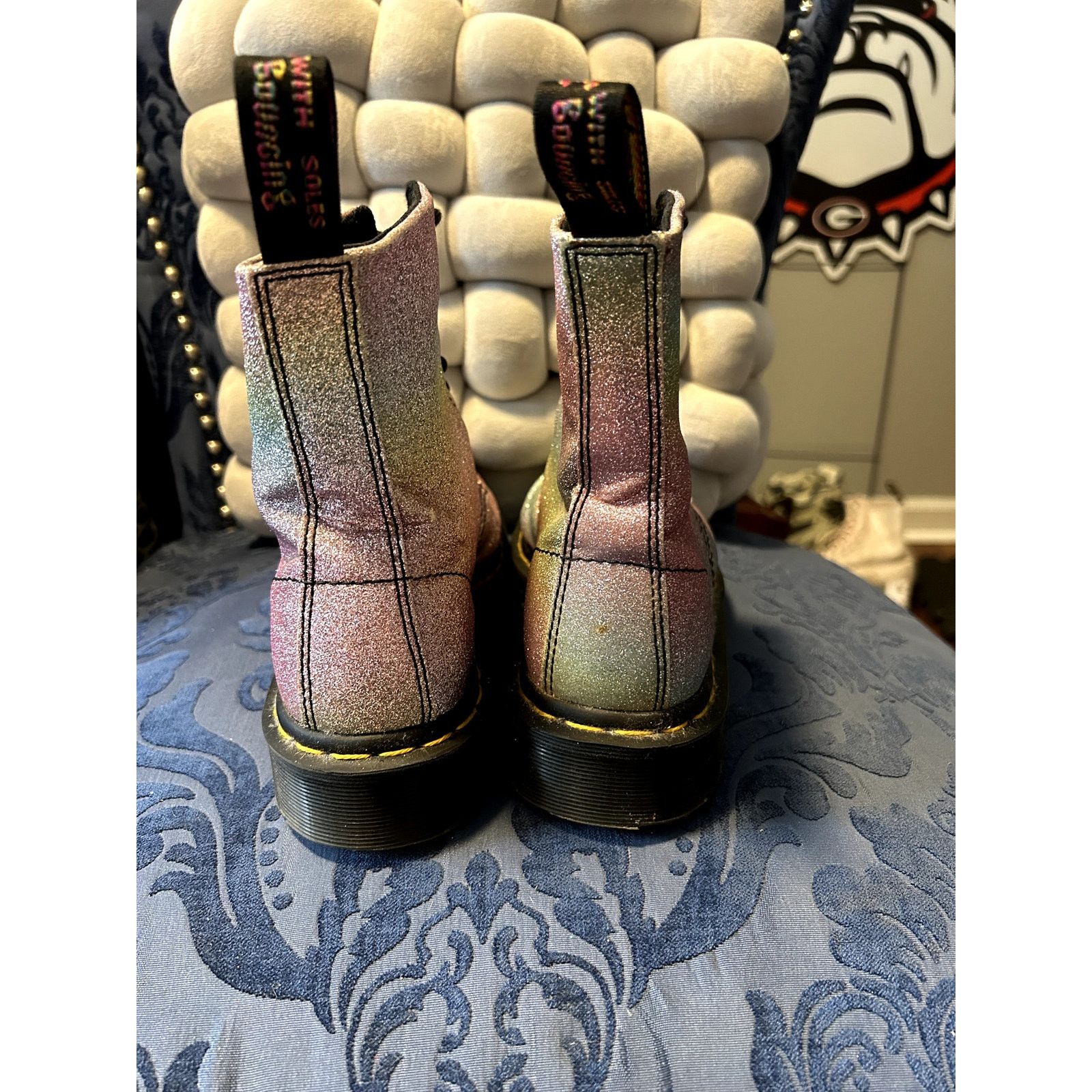 Dr. Martens Dr Martens 1460 Pastel Rainbow Glitter size 7/EU 38 Size US 7 / IT 37 - 8 Thumbnail