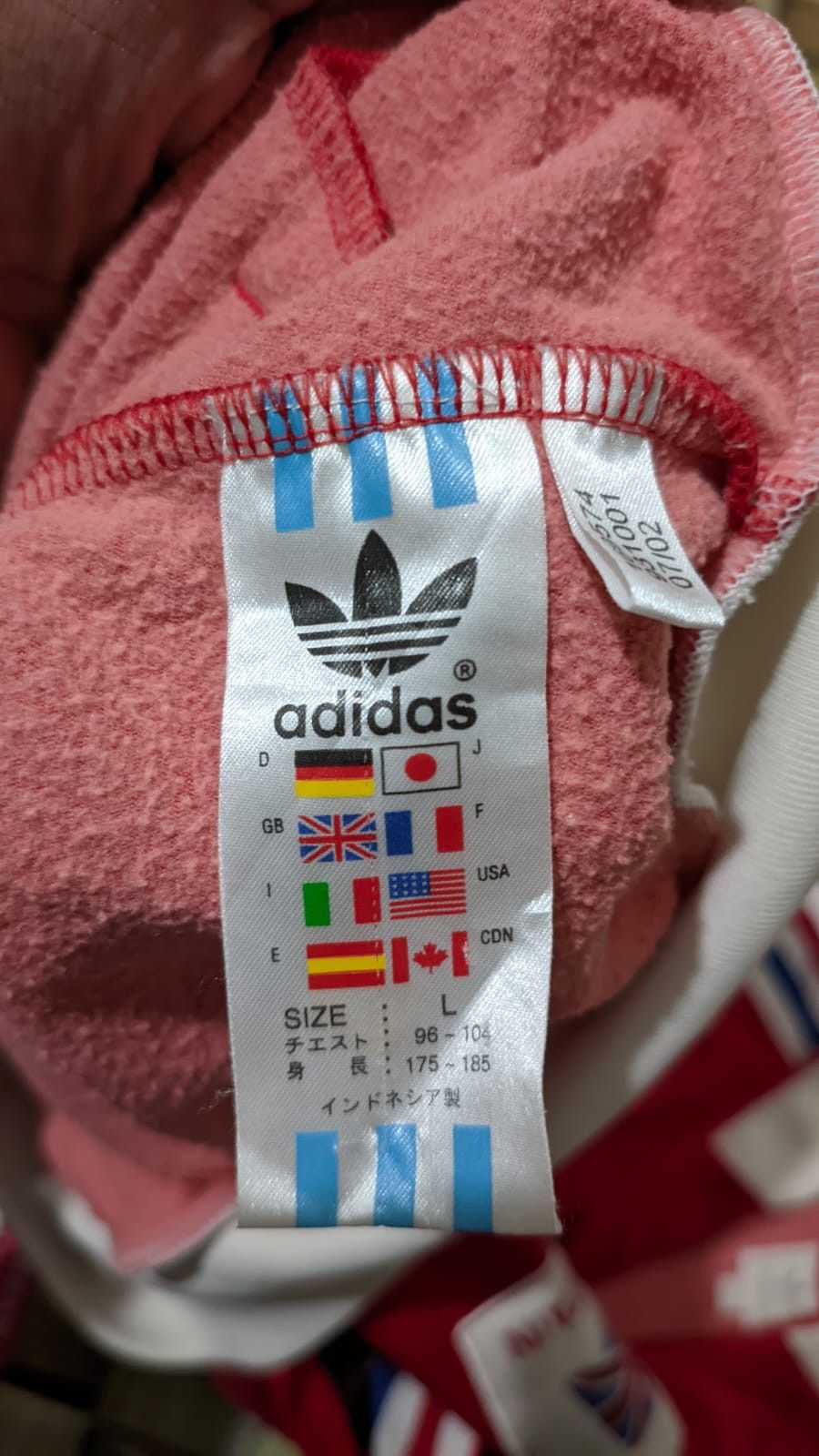 Adidas Vintage Adidas Great Britain National Country Size US L / EU 52-54 / 3 - 5 Thumbnail