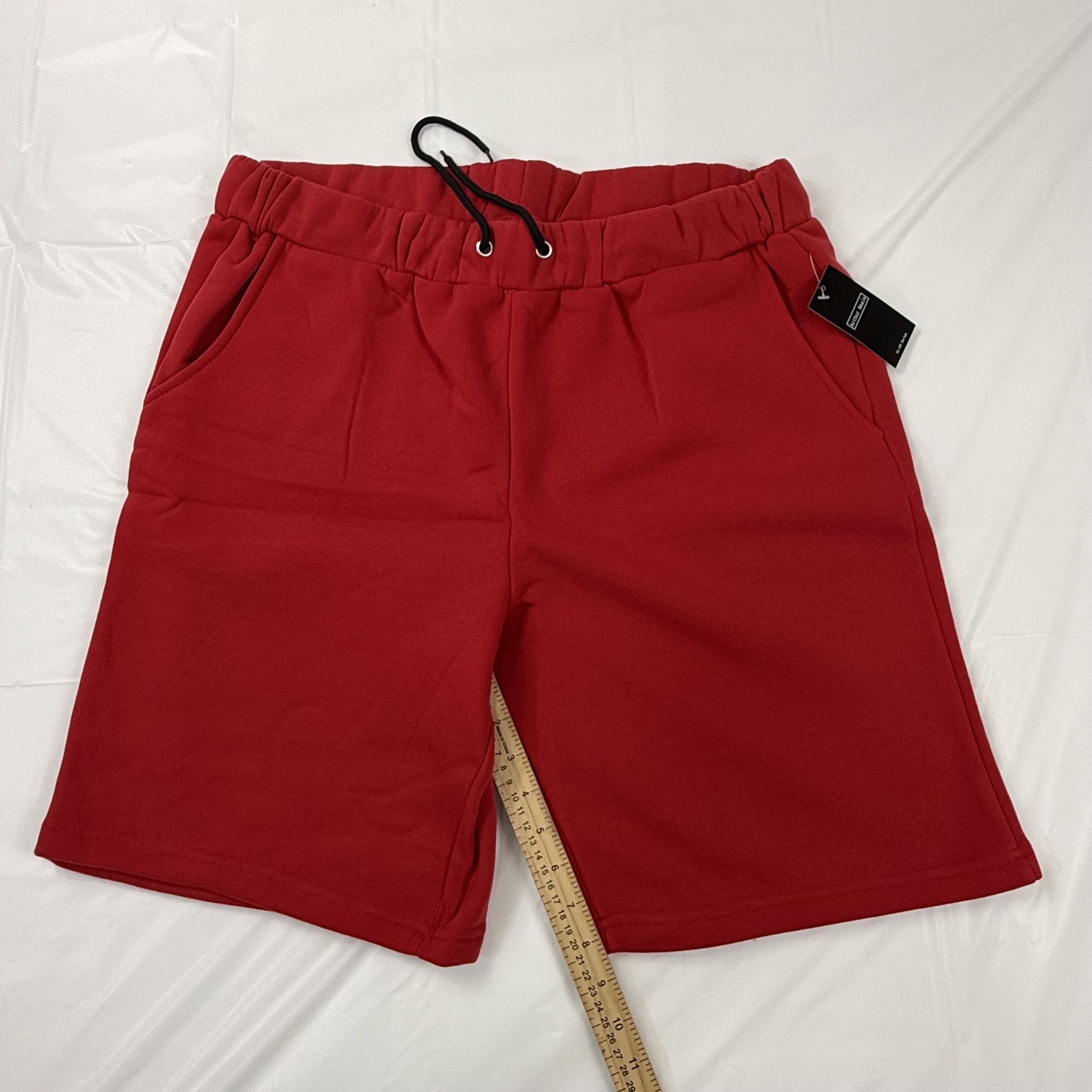 Other Arthur Beale Mens Red Sweat Shorts Elastic Drawstring 2XL Size US 36 / EU 52 - 4 Thumbnail