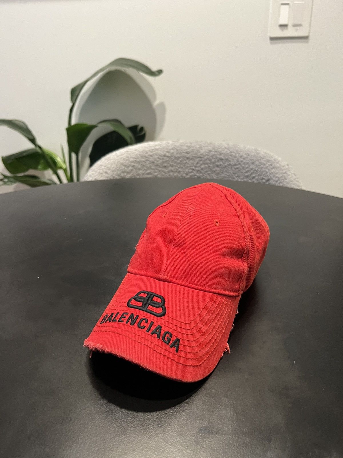 Balenciaga 2017 Limited Edition Wave Ball Cap Hat 59L | eBay