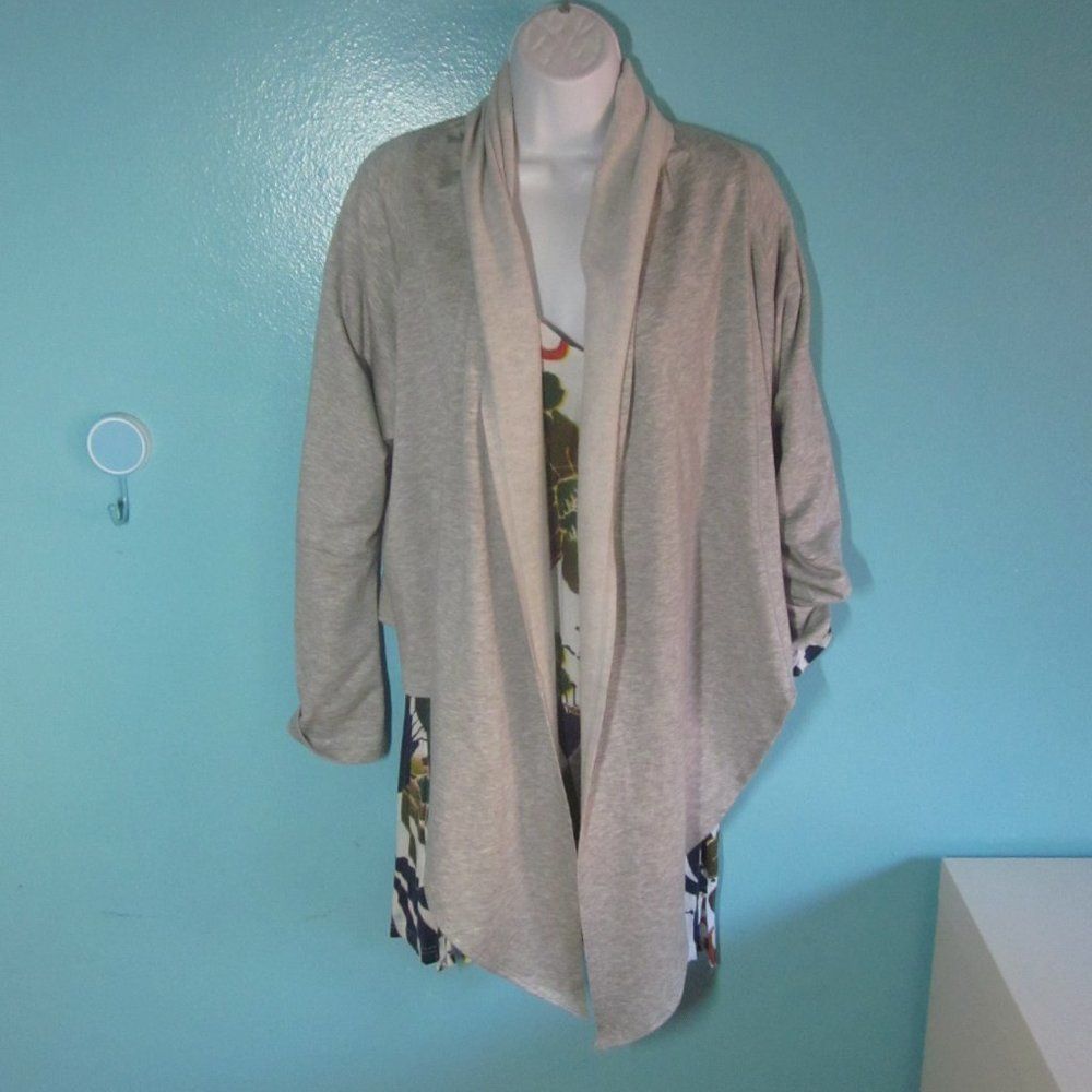 Johnny Was Johnny Was Calme High Low Cardigan Light Gray Size M Size M / US 6-8 / IT 42-44 - 6 Thumbnail