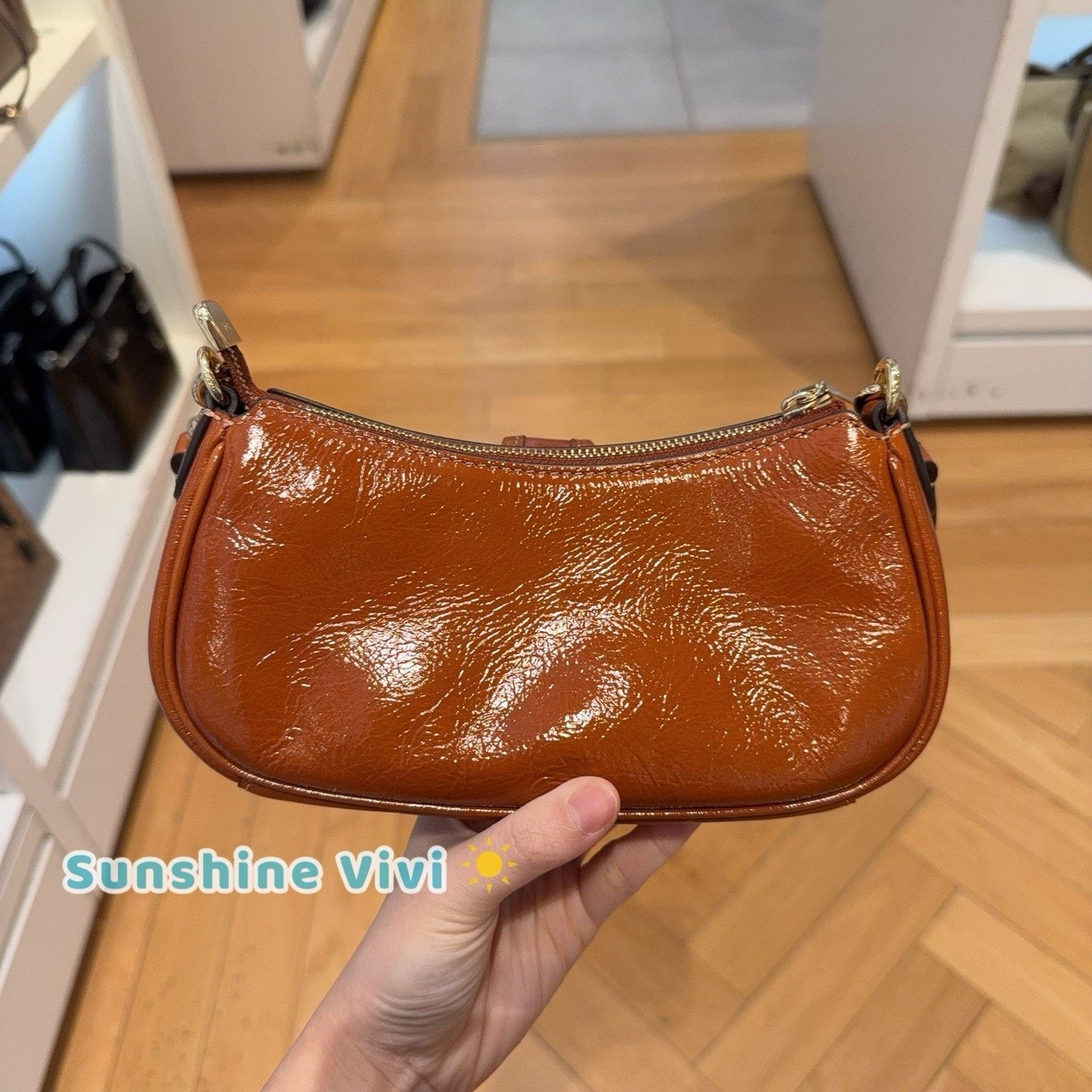 Coach NWT Coach Ashton Mini Shoulder Bag CDB19 Cinnamon Size ONE SIZE - 5 Thumbnail