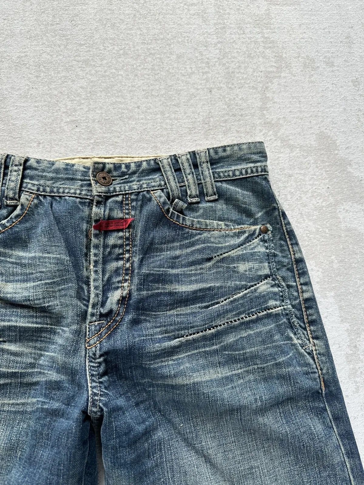 Marithe + Francois Girbaud CRAZY💥Vintage MARITHE FRANCOIS GIRBAUD Jean DoubleKnee Pants Size US 30 / EU 46 - 5 Thumbnail