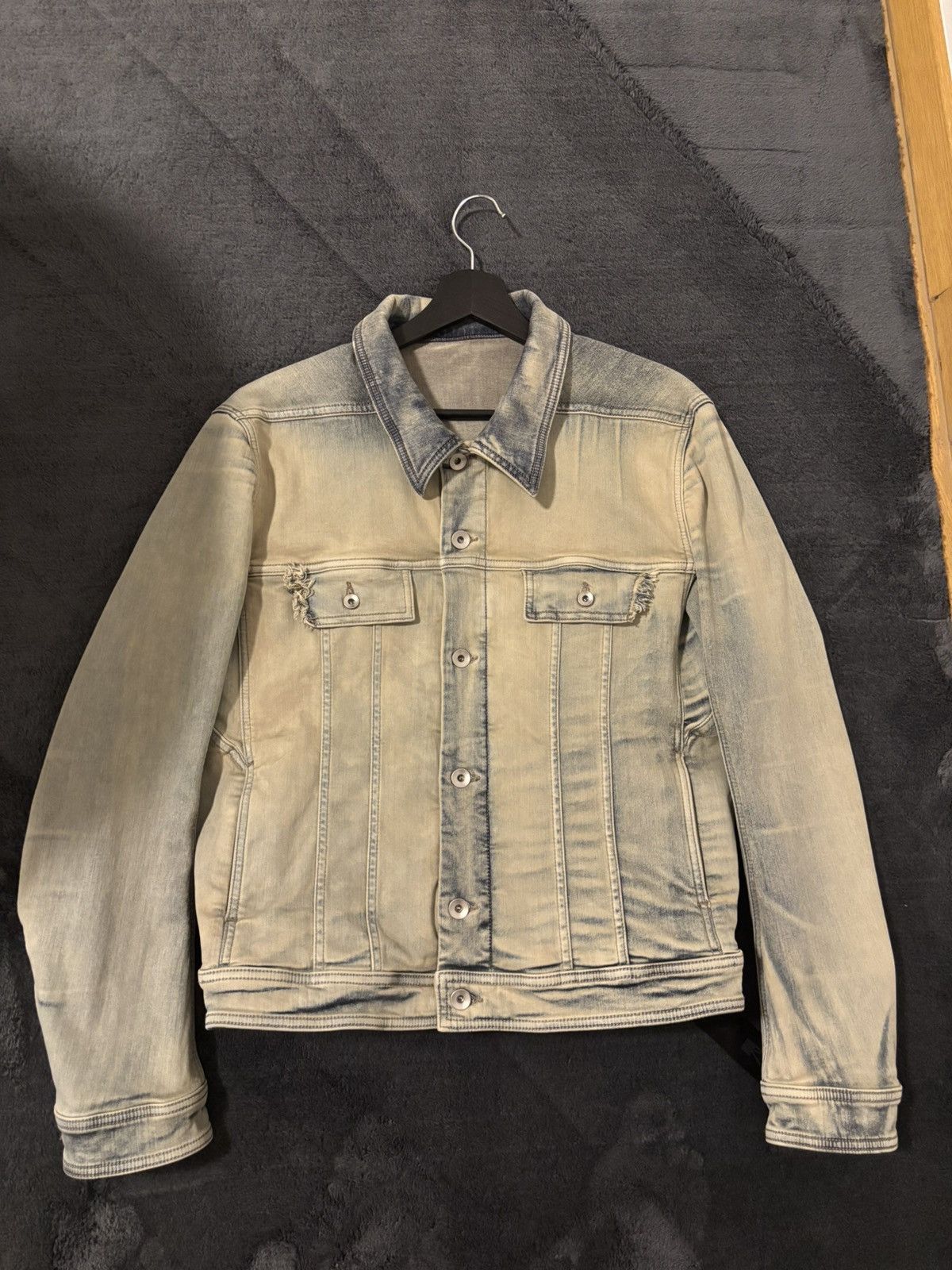 Rick Owens Drkshdw Rick Owens Trucker Jkt Sky Size US XL / EU 56 / 4 - 1 Thumbnail